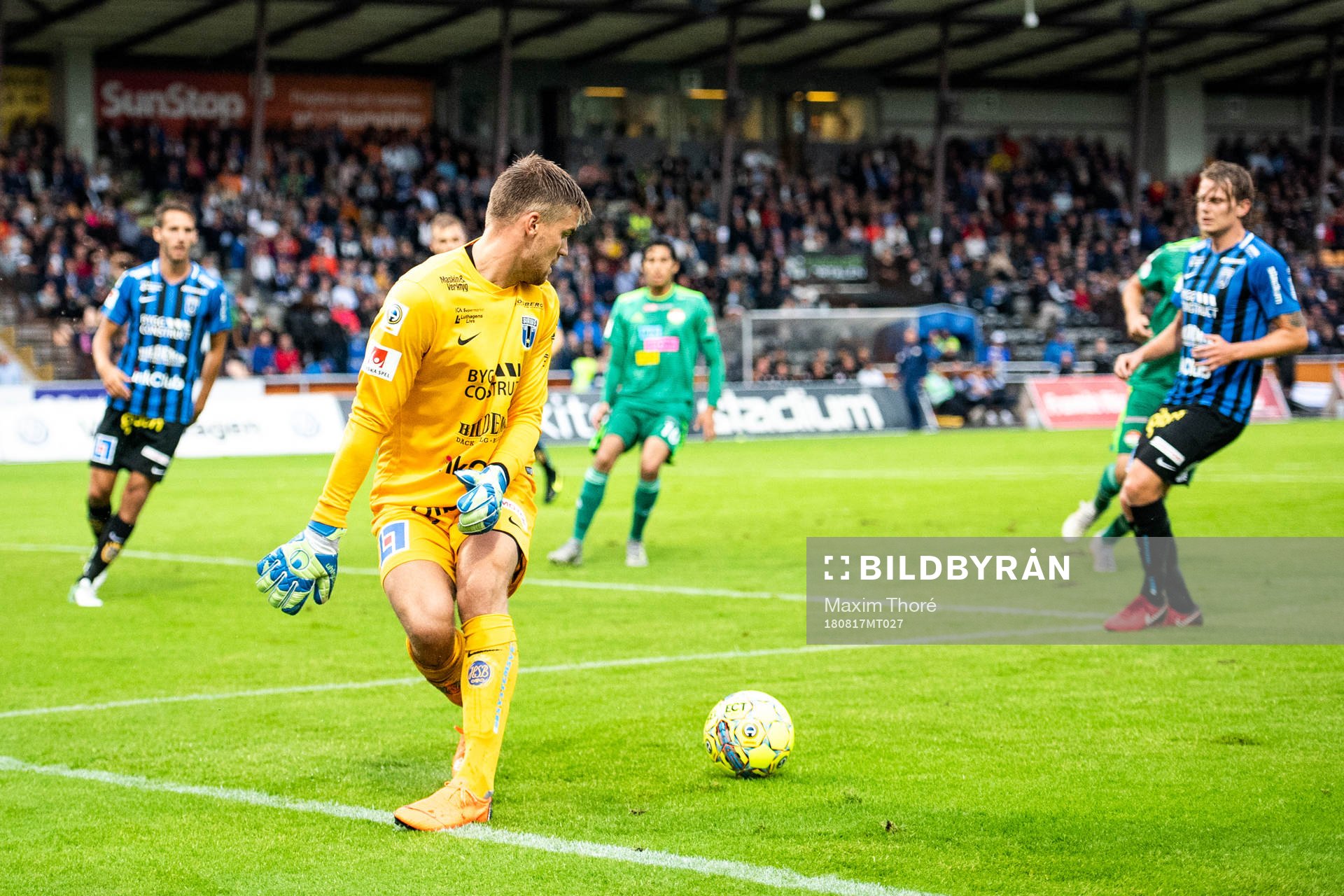 Sirius målvakt Lukas Jonsson