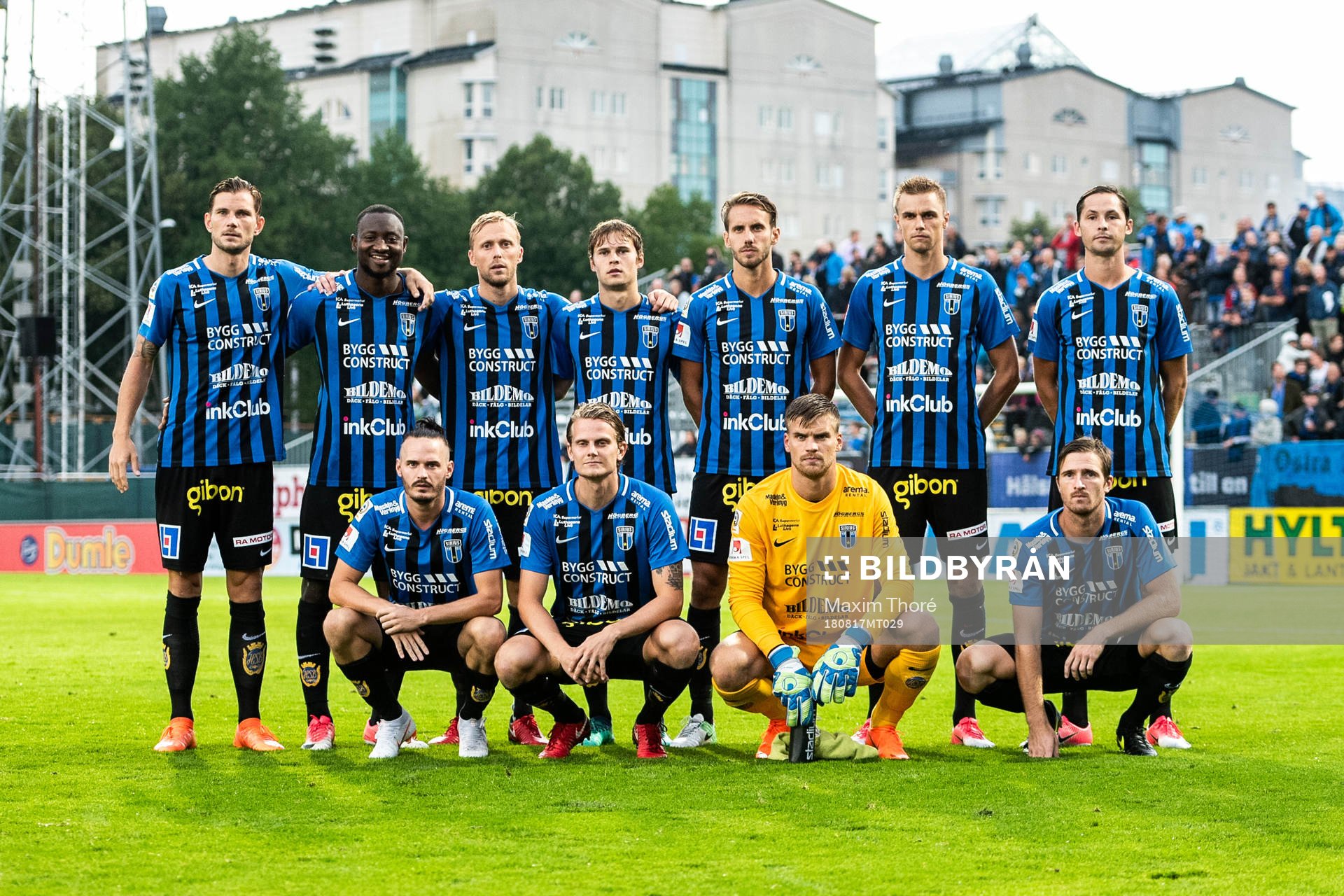 Sirius laguppställning innan fotbollsmatchen i Allsvenskan