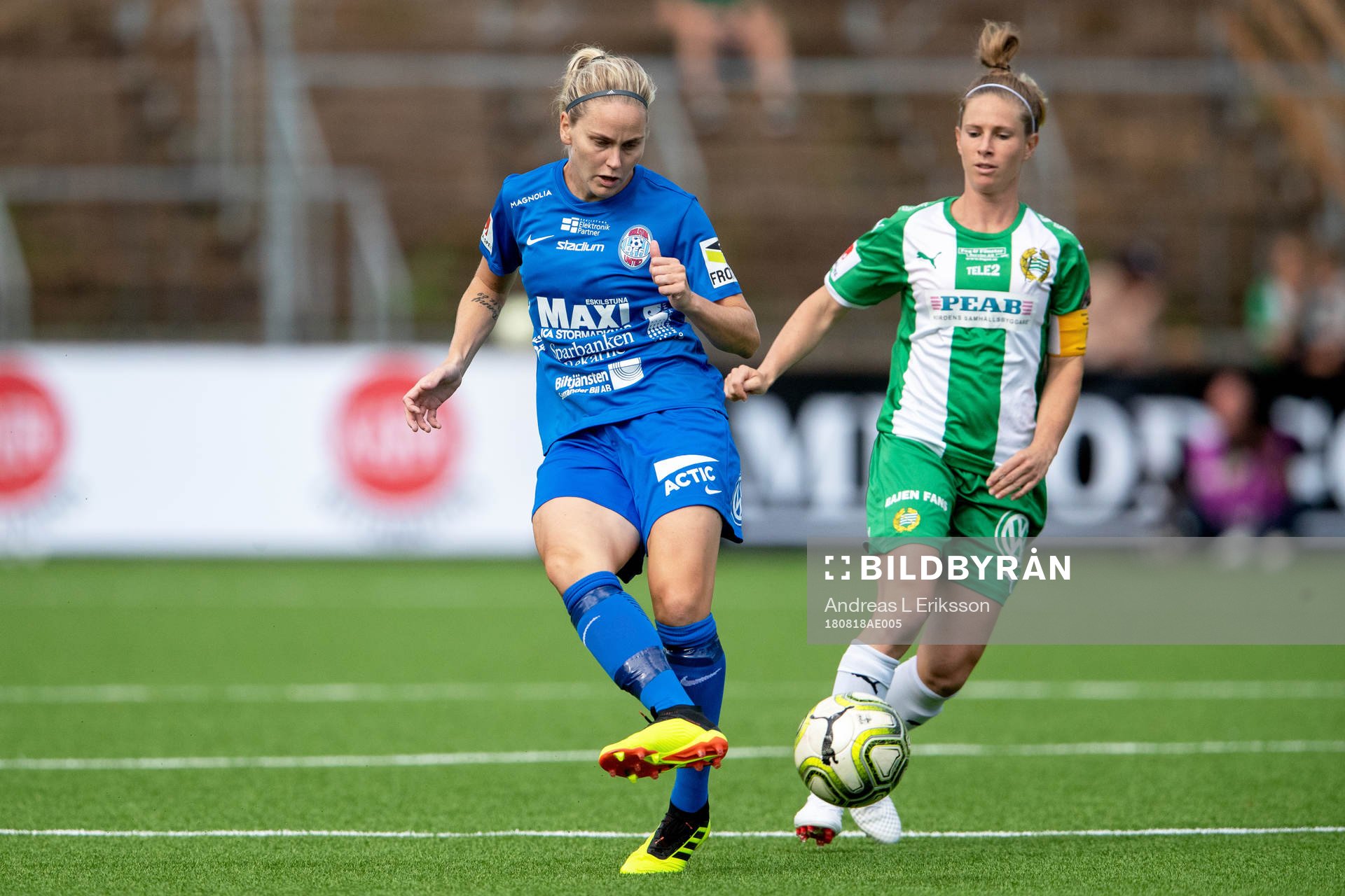 Eskilstunas Lisa Dahlkvist och Hammarbys Elise