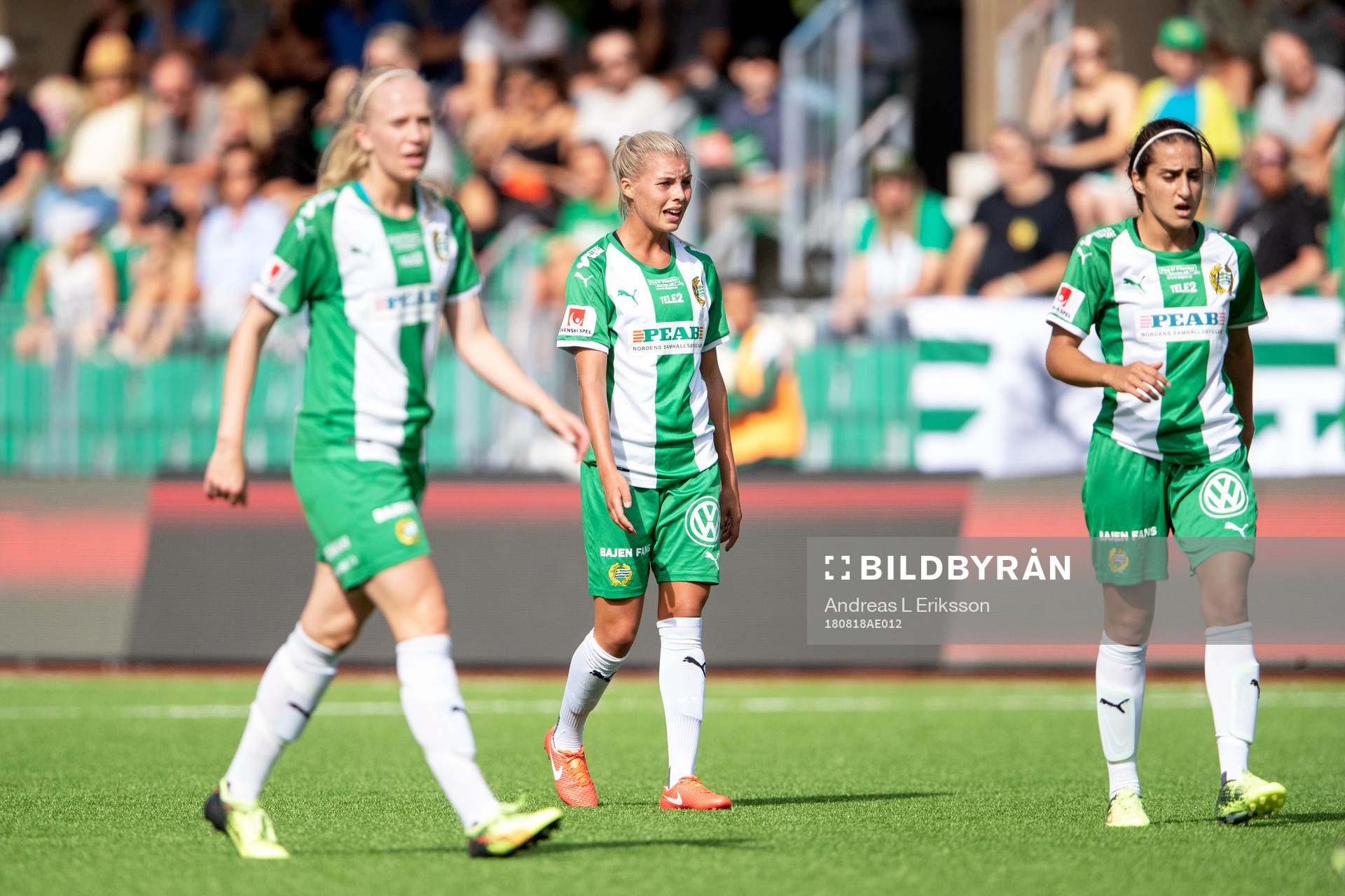 Hammarbys Lotta Ökvist och Sejde Abrahamsson deppar