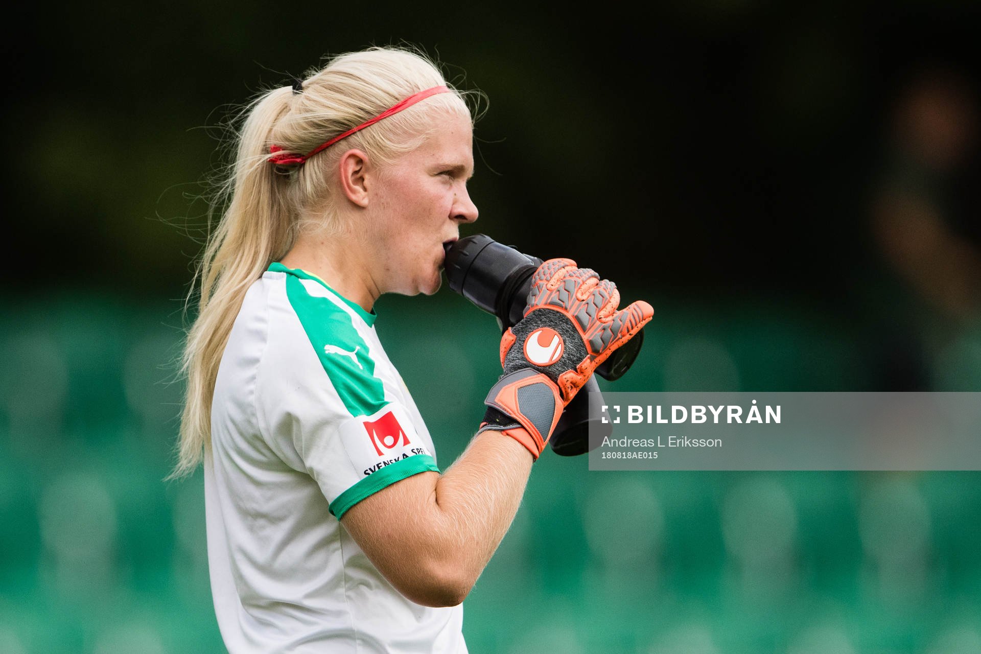 Hammarbys målvakt Emma Holmgren
