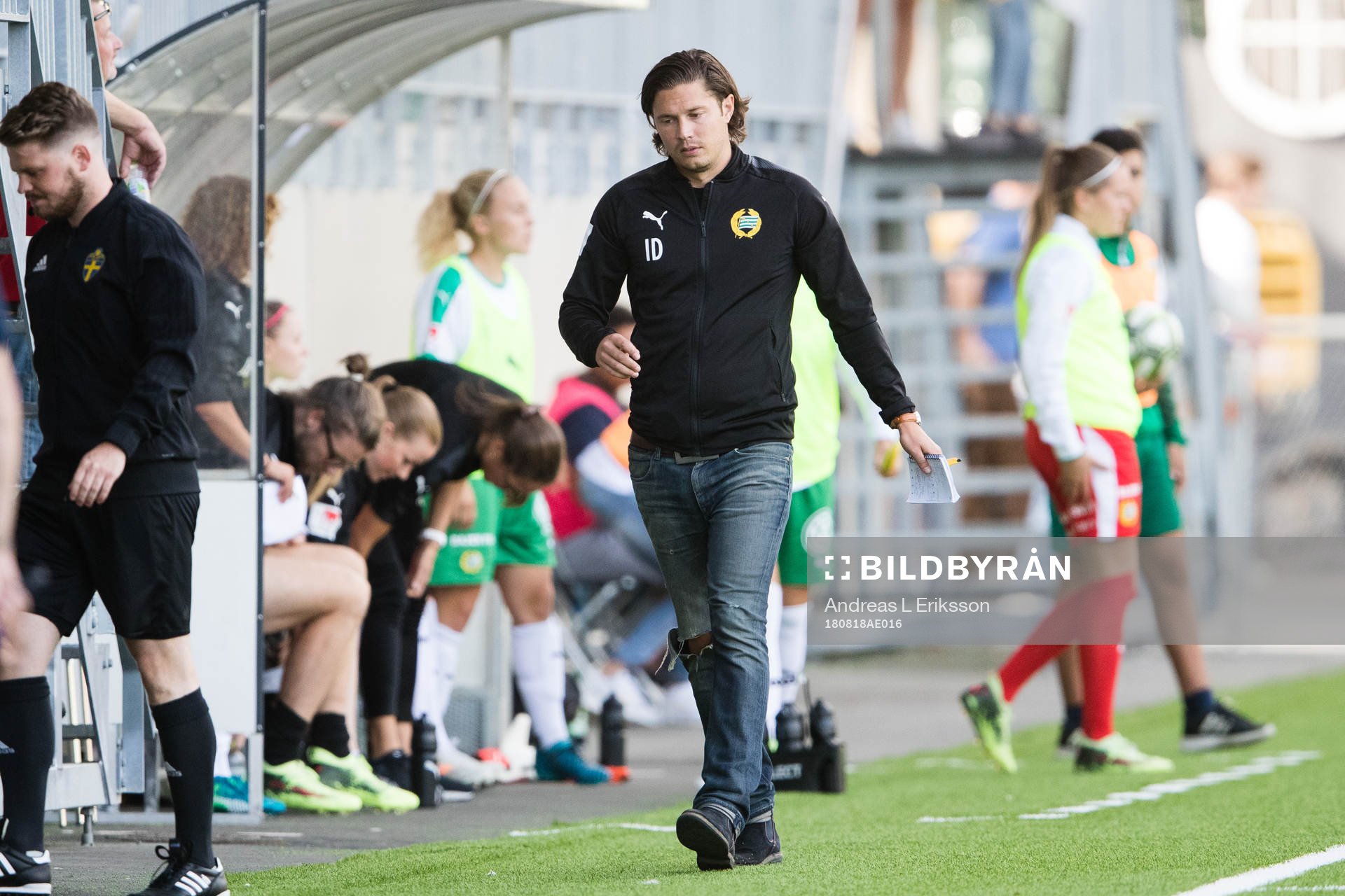 Hammarbys tränare Isak Dahlin
