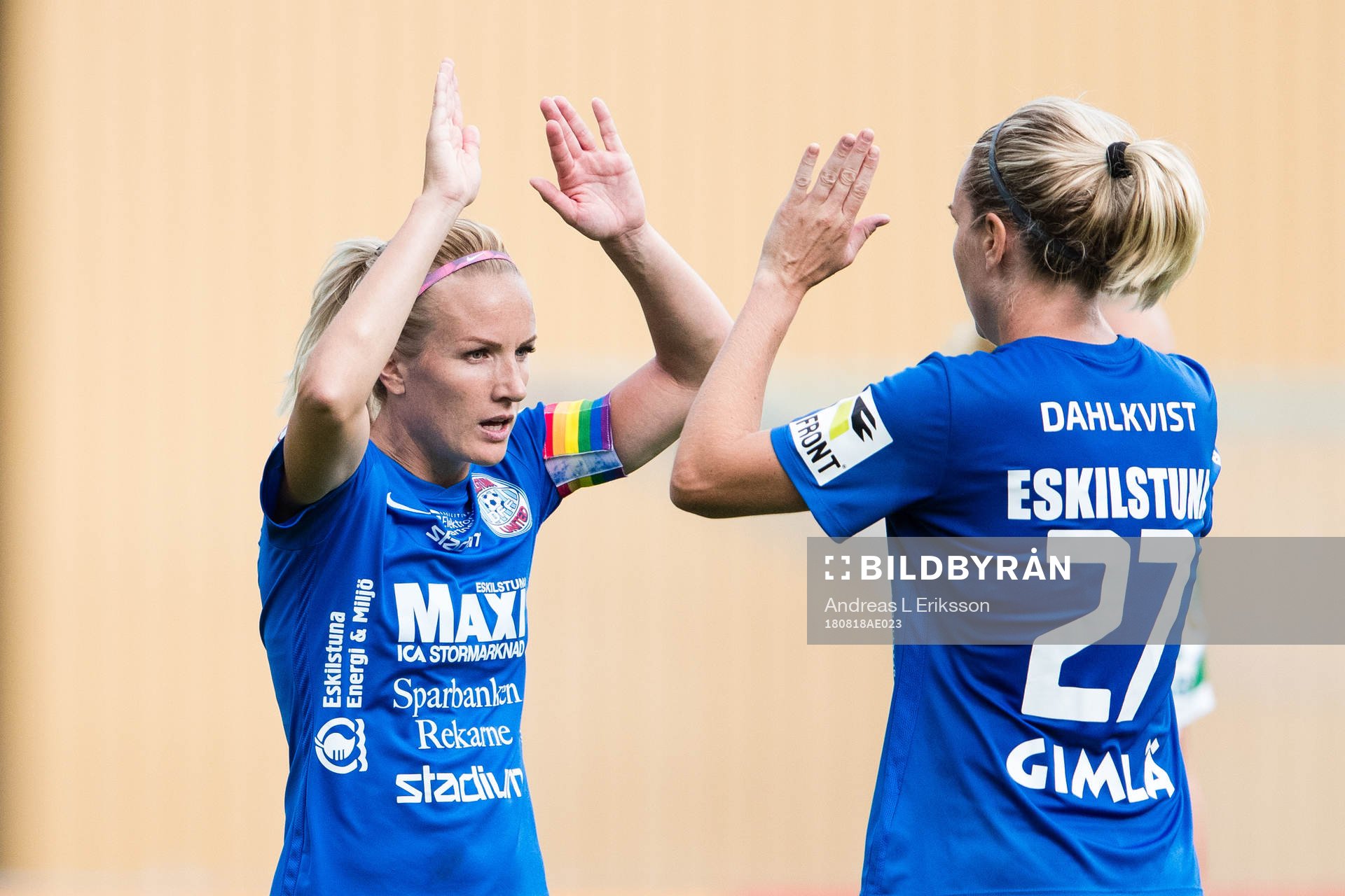 Eskilstunas Petra Johansson jublar
