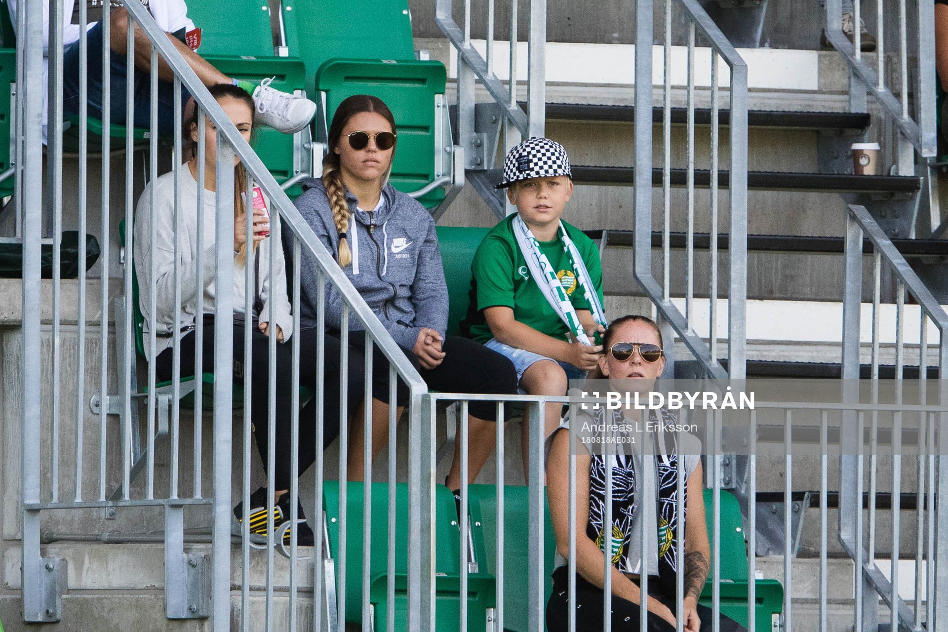 Hammarbys nyförvärv Lauren Kaskie på läktaren