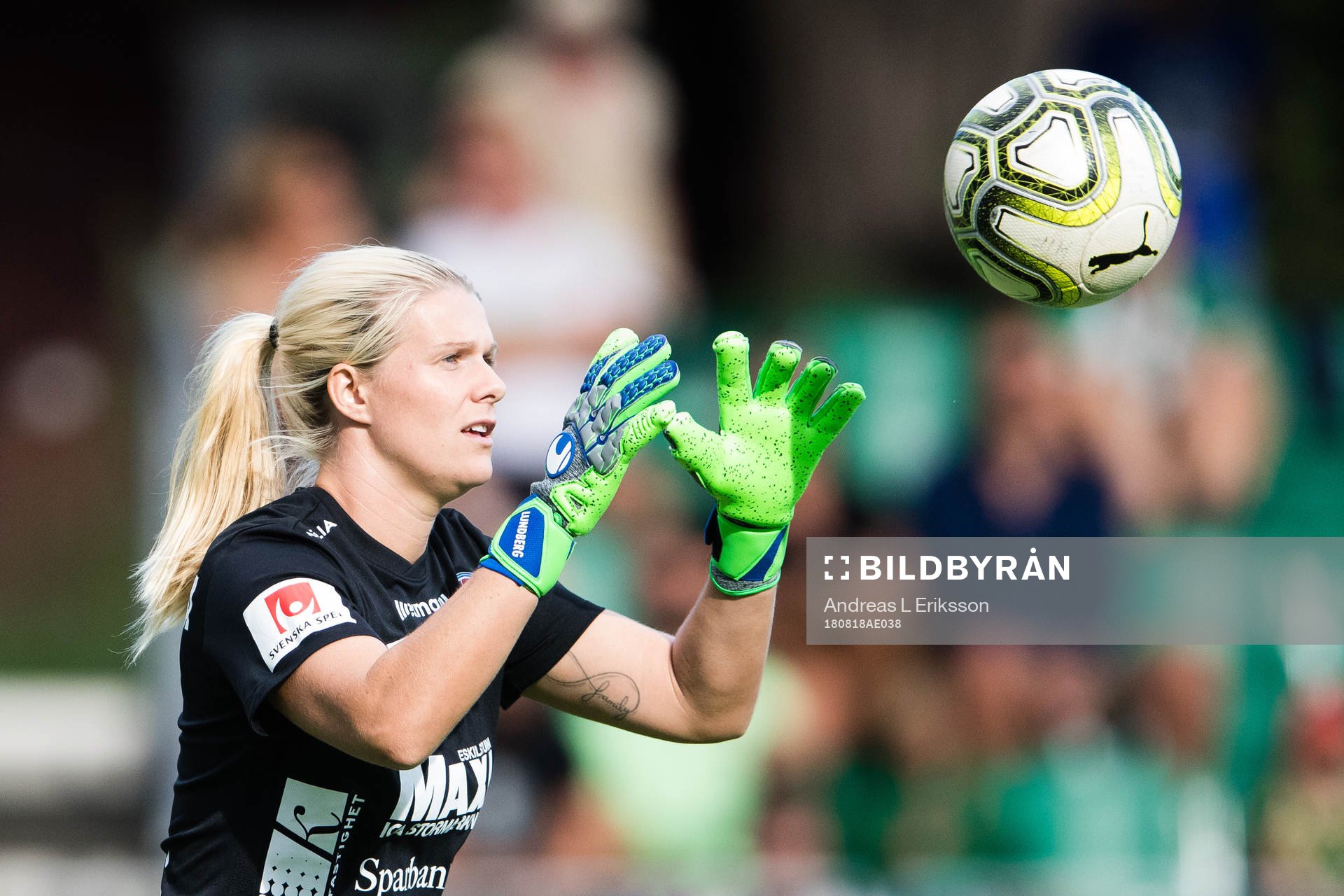 Eskilstunas målvakt Emelie Lundberg