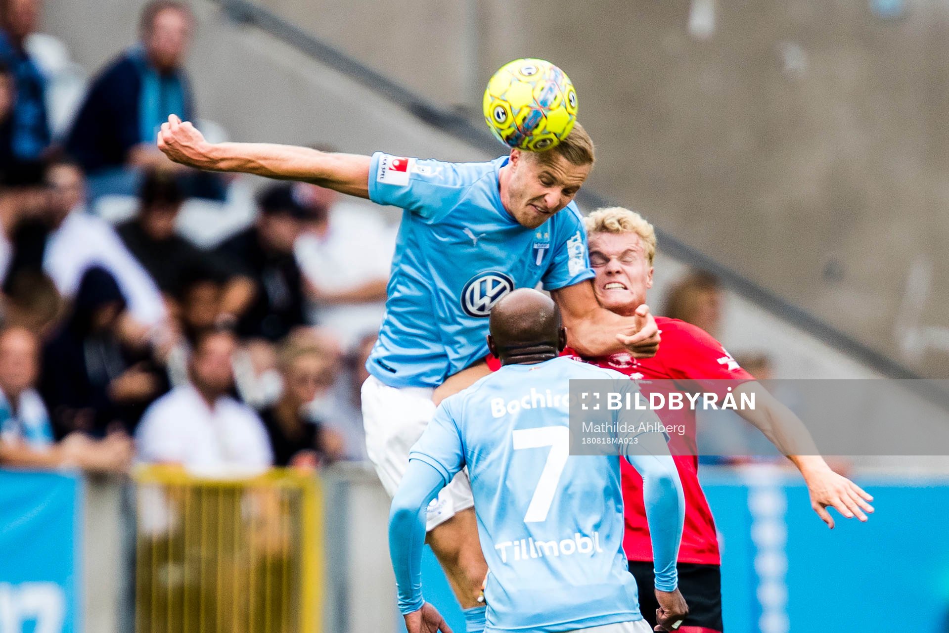 Malmö FFs Franz Brorsson och Trelleborgs Freddie Brorsson