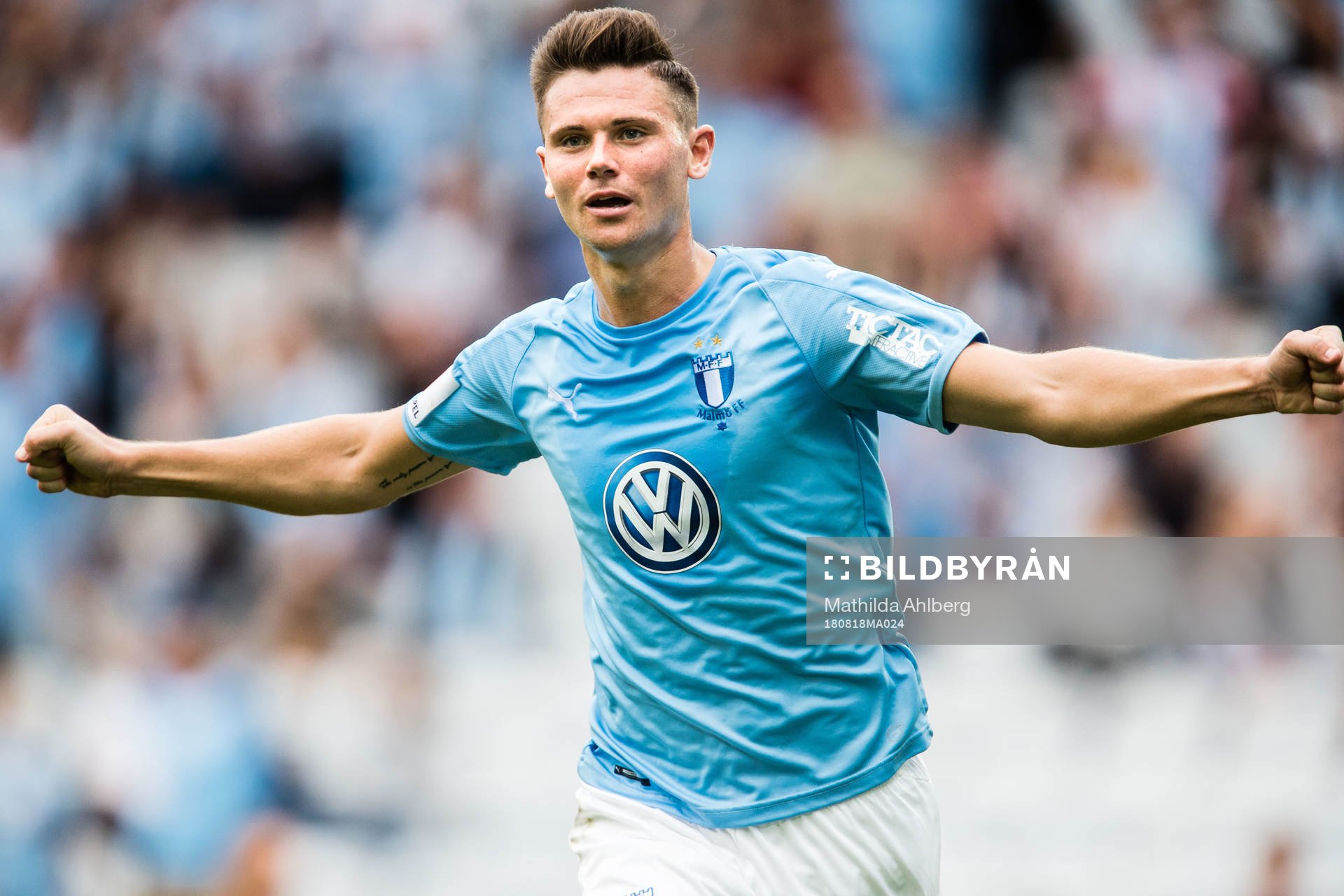 Malmö FFs Marcus Antonsson jublar