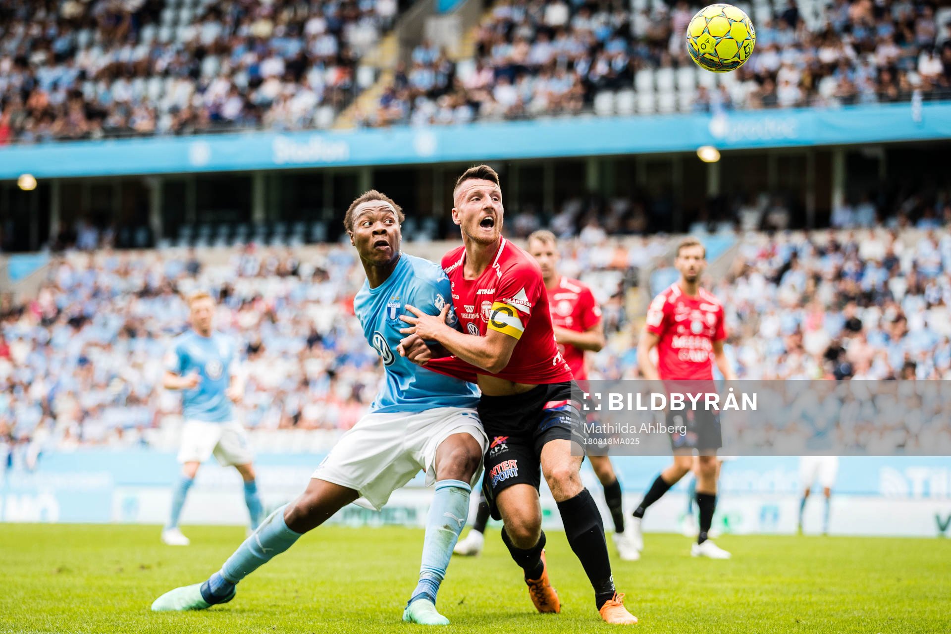Malmö FFs Carlos Strandberg och Trelleborgs Alexander
