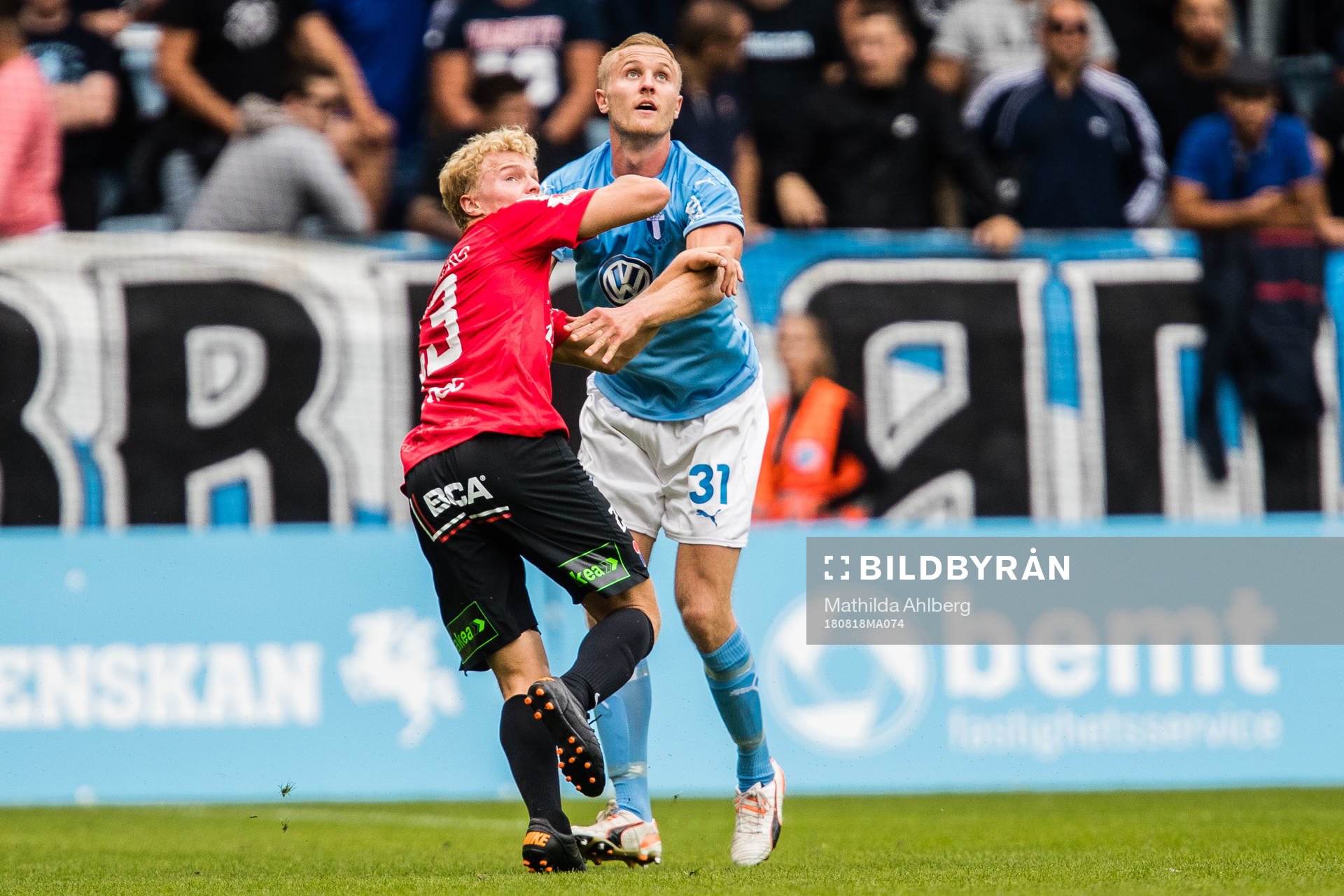 Trelleborgs Freddie Brorsson och Malmö FFs Franz Brorsson