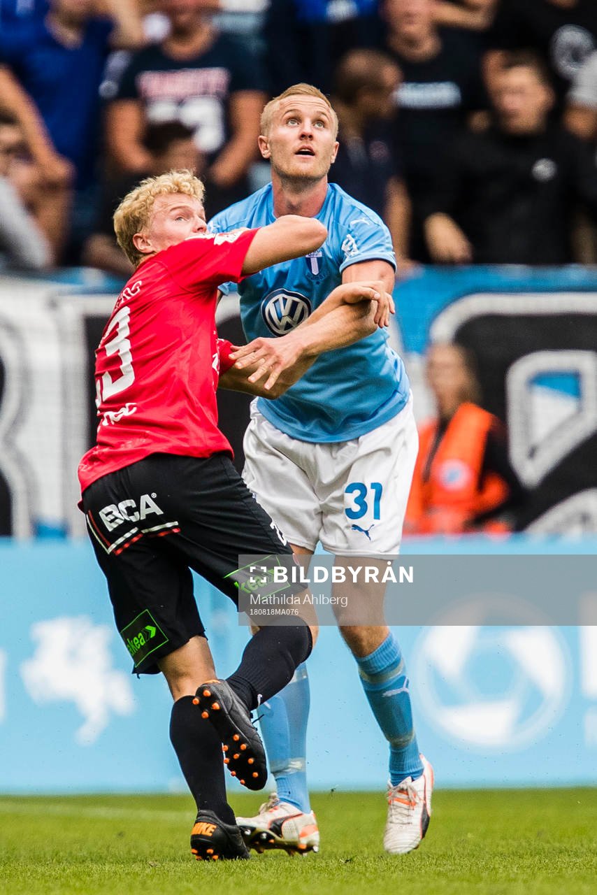 Trelleborgs Freddie Brorsson och Malmö FFs Franz Brorsson