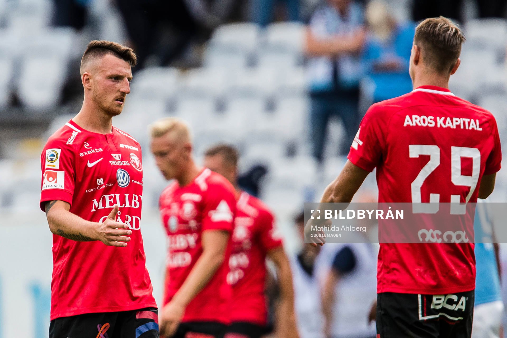 Trelleborgs Alexander Blomqvist och Jasmin Sudic deppar