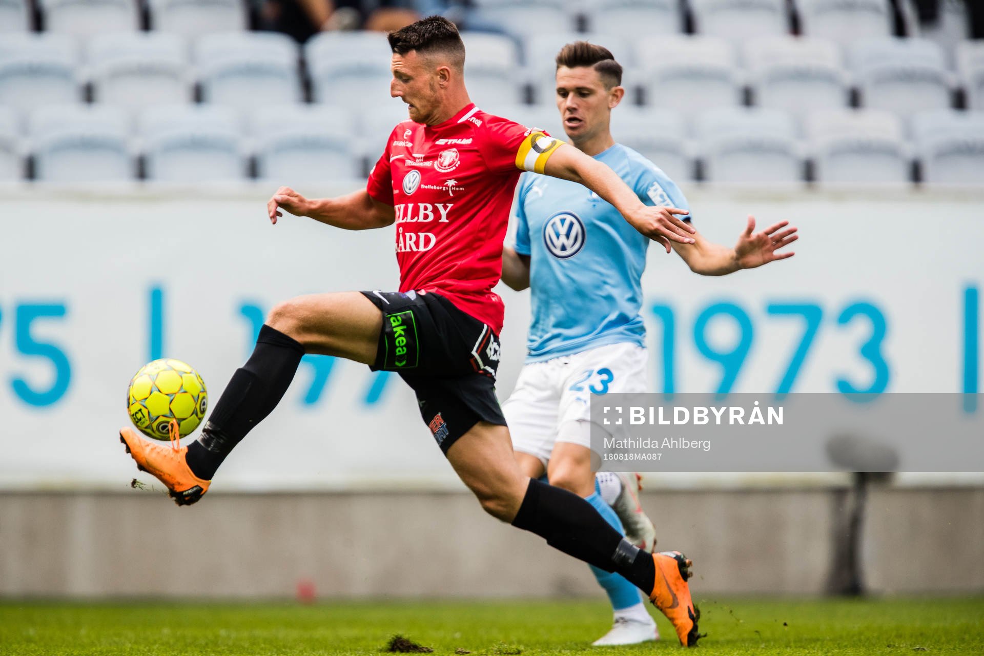 Trelleborgs Alexander Blomqvist och Malmö FFs Marcus