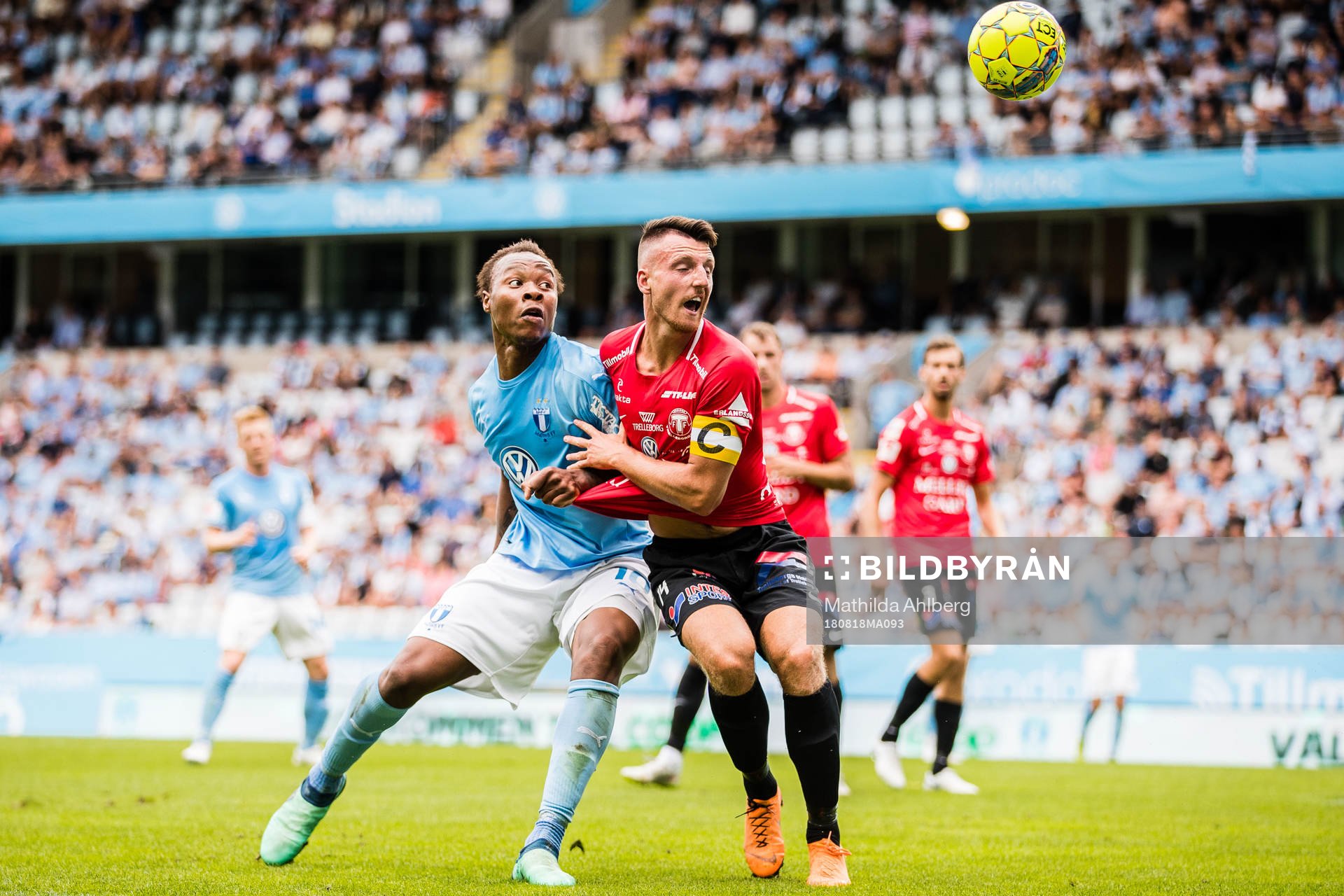 Malmö FFs Carlos Strandberg och Trelleborgs Alexander