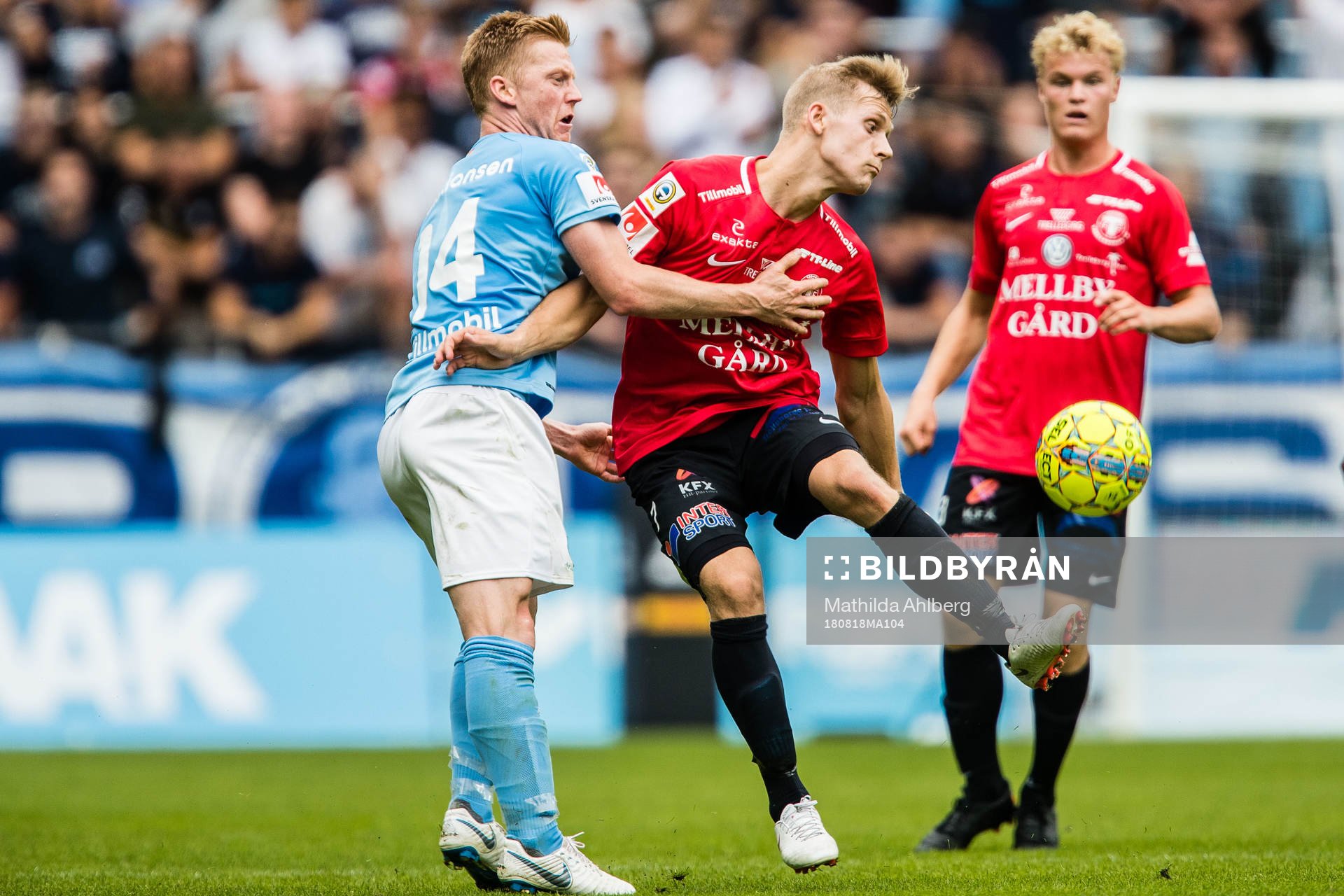Malmö FFs Anders Christiansen och Trelleborgs Erik