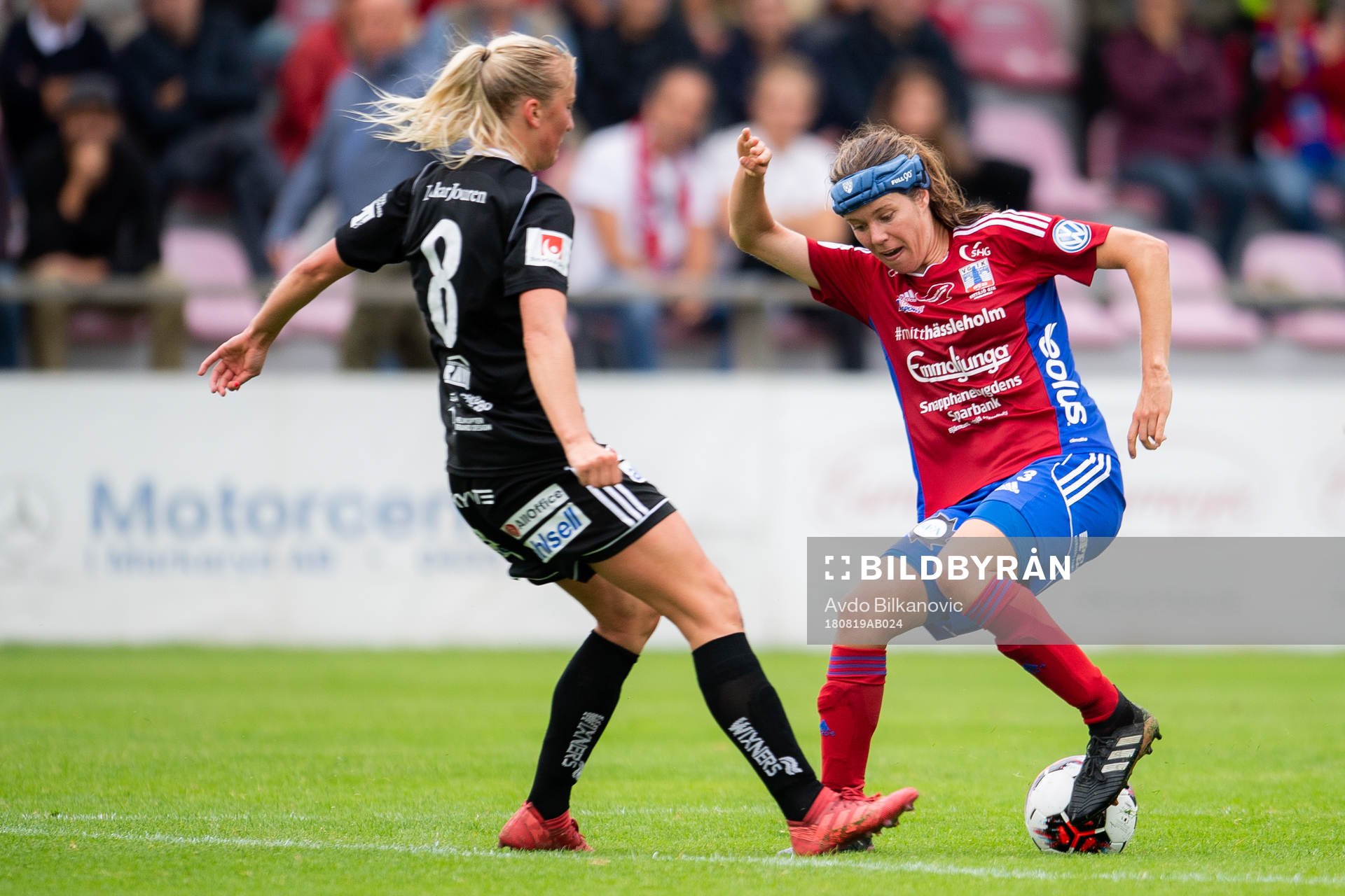 Vittsjös Sofie Junge Pedersen och Piteås Julia Karlenäs