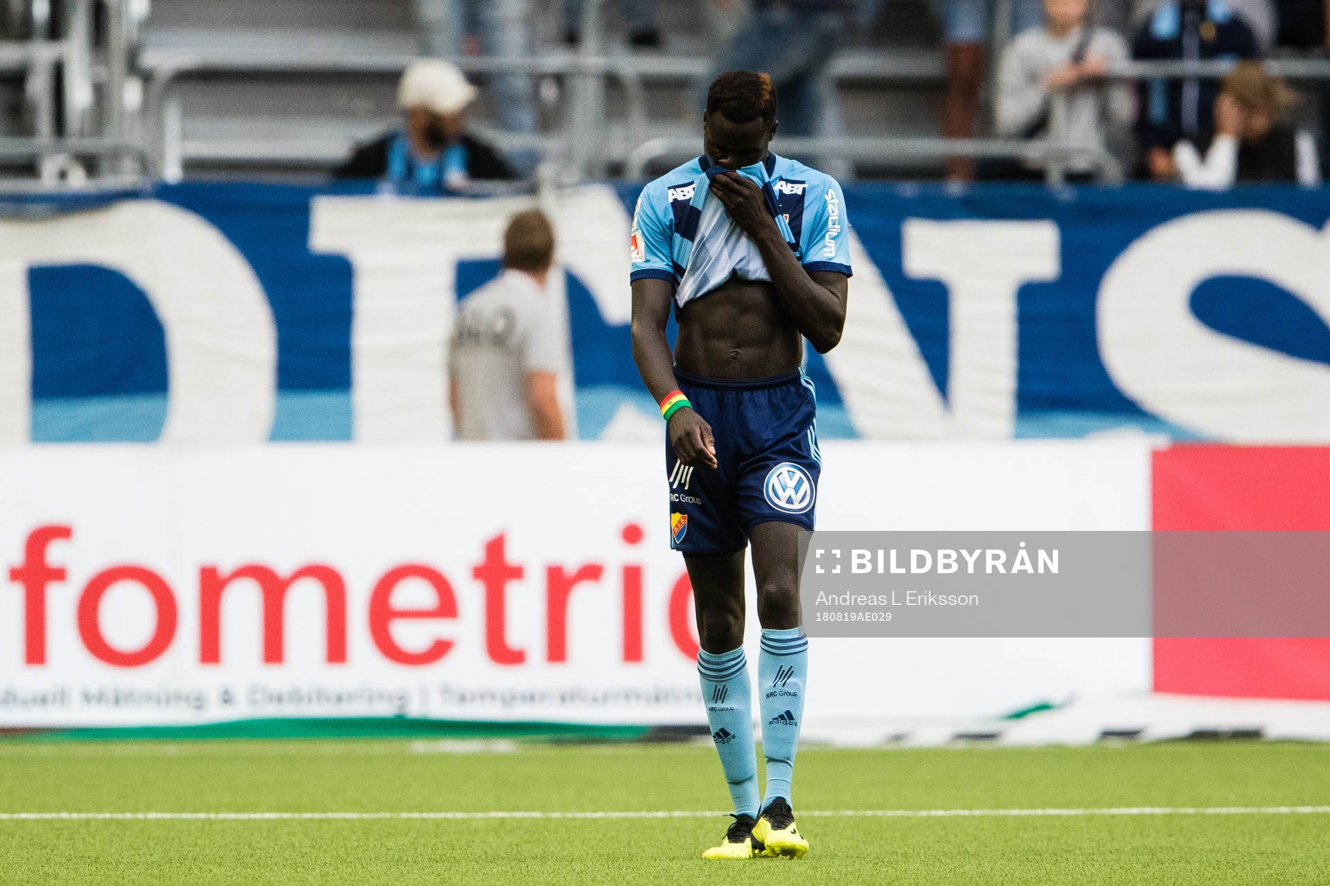 Djurgårdens Aliou Badji deppar