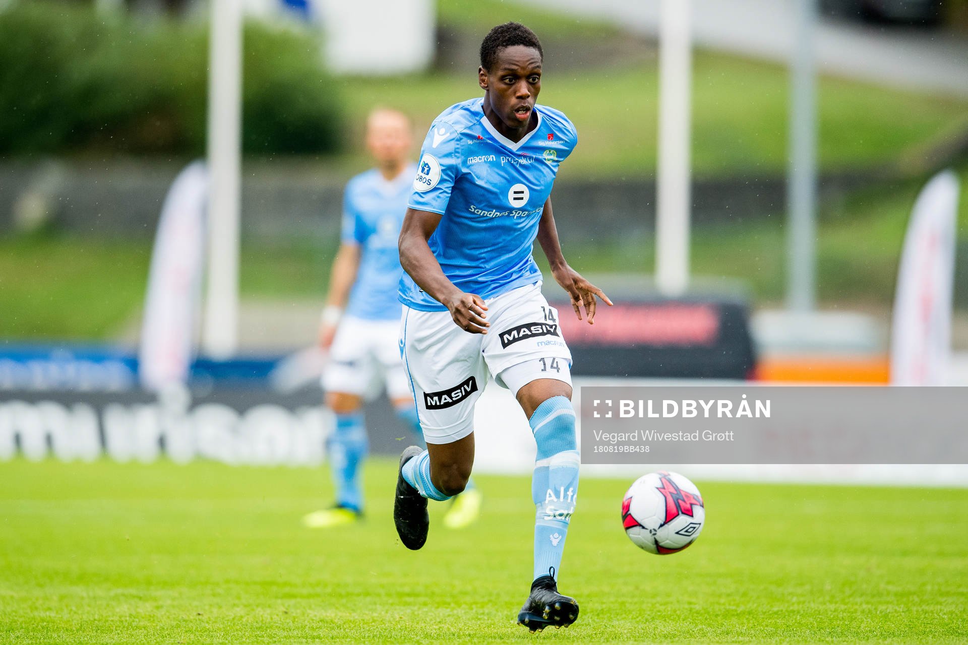 Akinsola Akinyemi of Sandnes Ulf