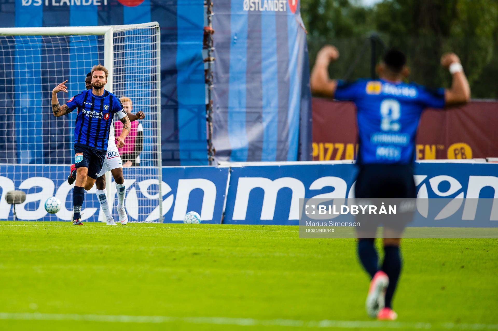 Vadim Demidov of Stabæk celebrates the 1-0 goal