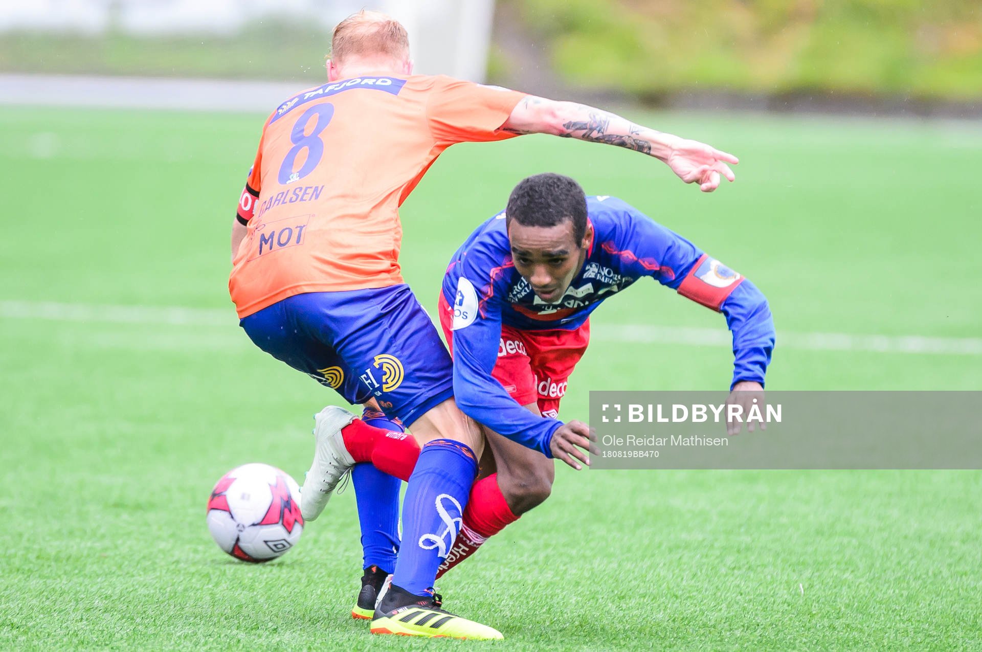 Mohammed Ahamed of Tromsdalen and Fredrik Carlsen of