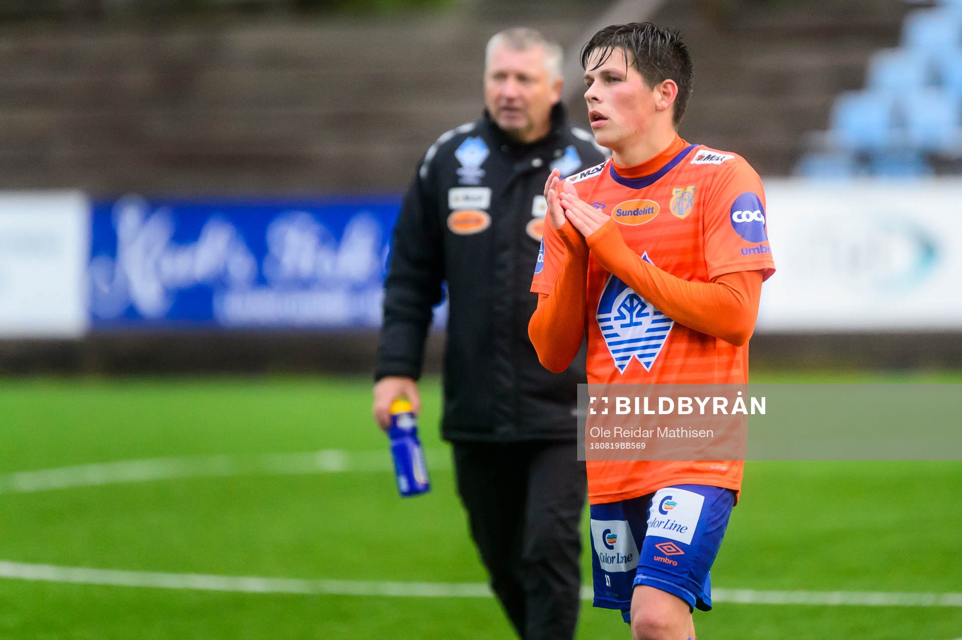 Sondre Fet of Aalesund looks dejected
