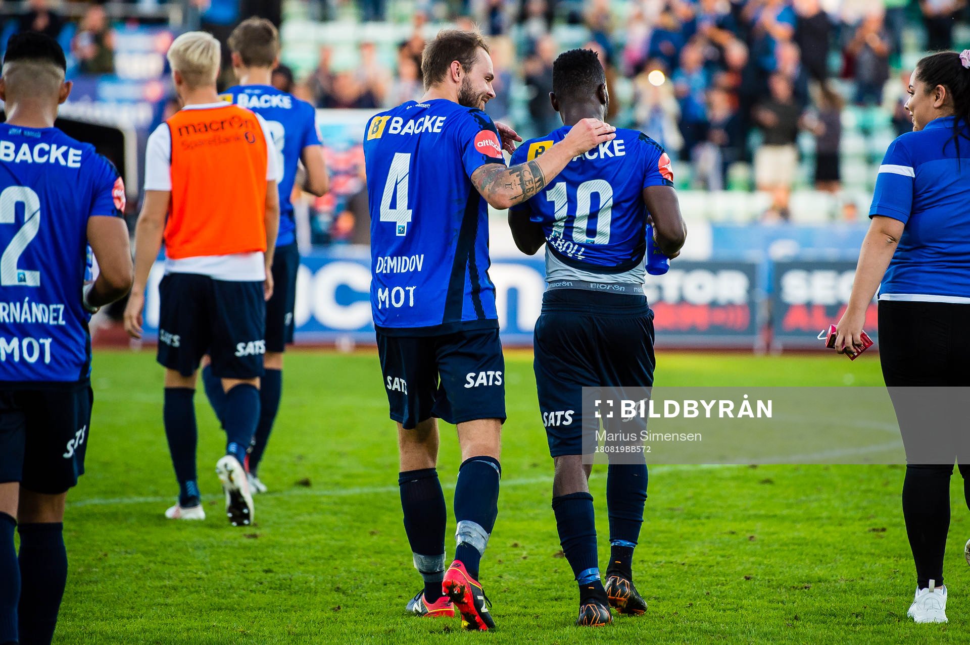 Vadim Demidov of Stabæk and Bi Sylvestre Franck Fortune