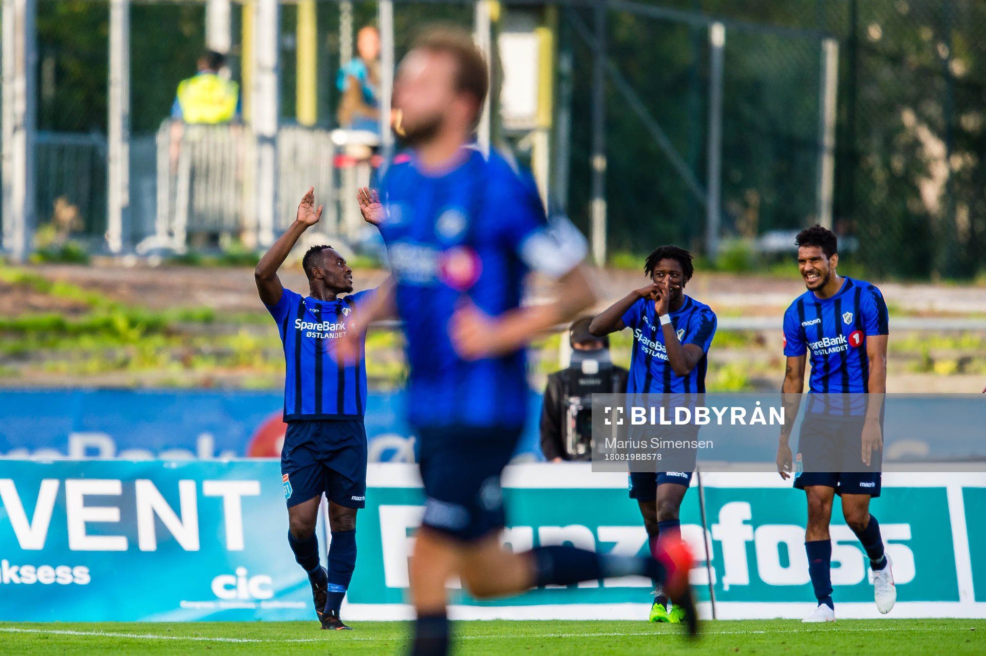 Bi Sylvestre Franck Fortune Boli of Stabæk celebrates the