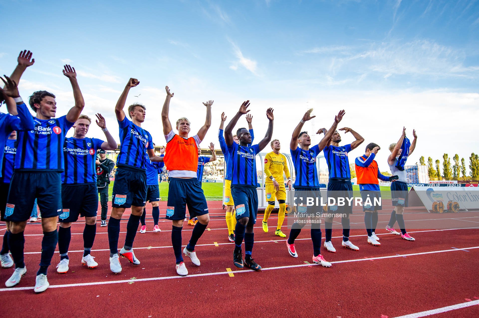 Stabæk players celebrates