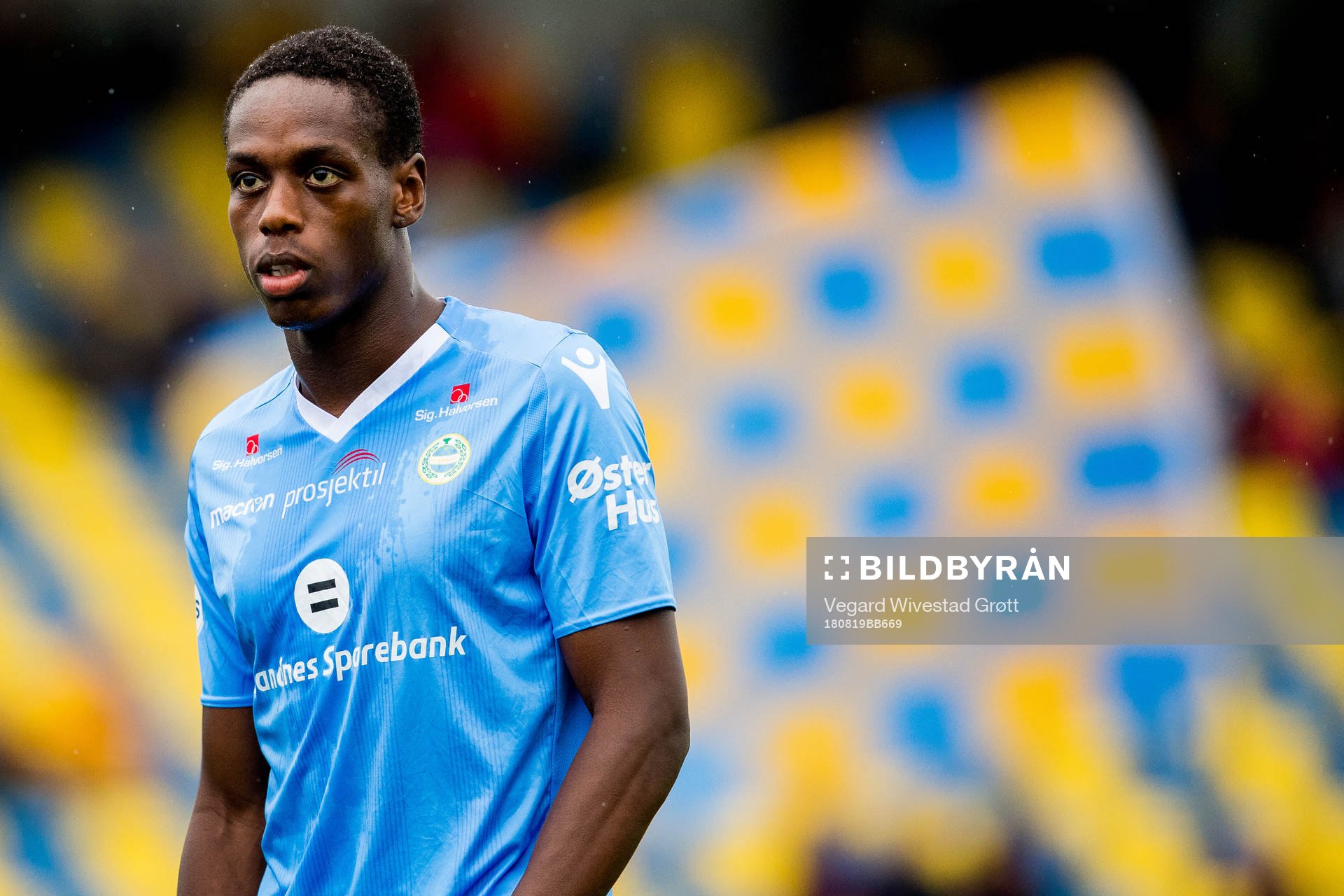 Akinsola Akinyemi of Sandnes Ulf