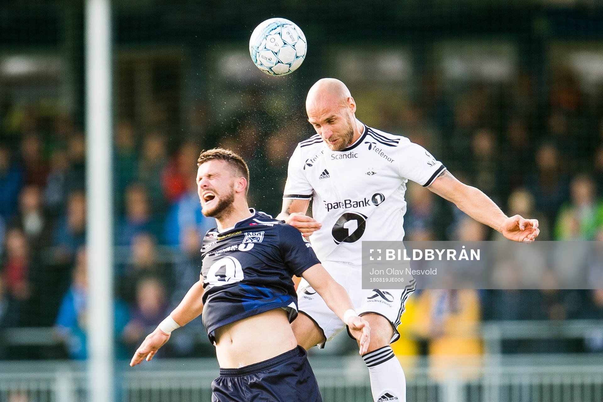 Flamur Kastrati of Kristiansund and Tore Reginiussen of