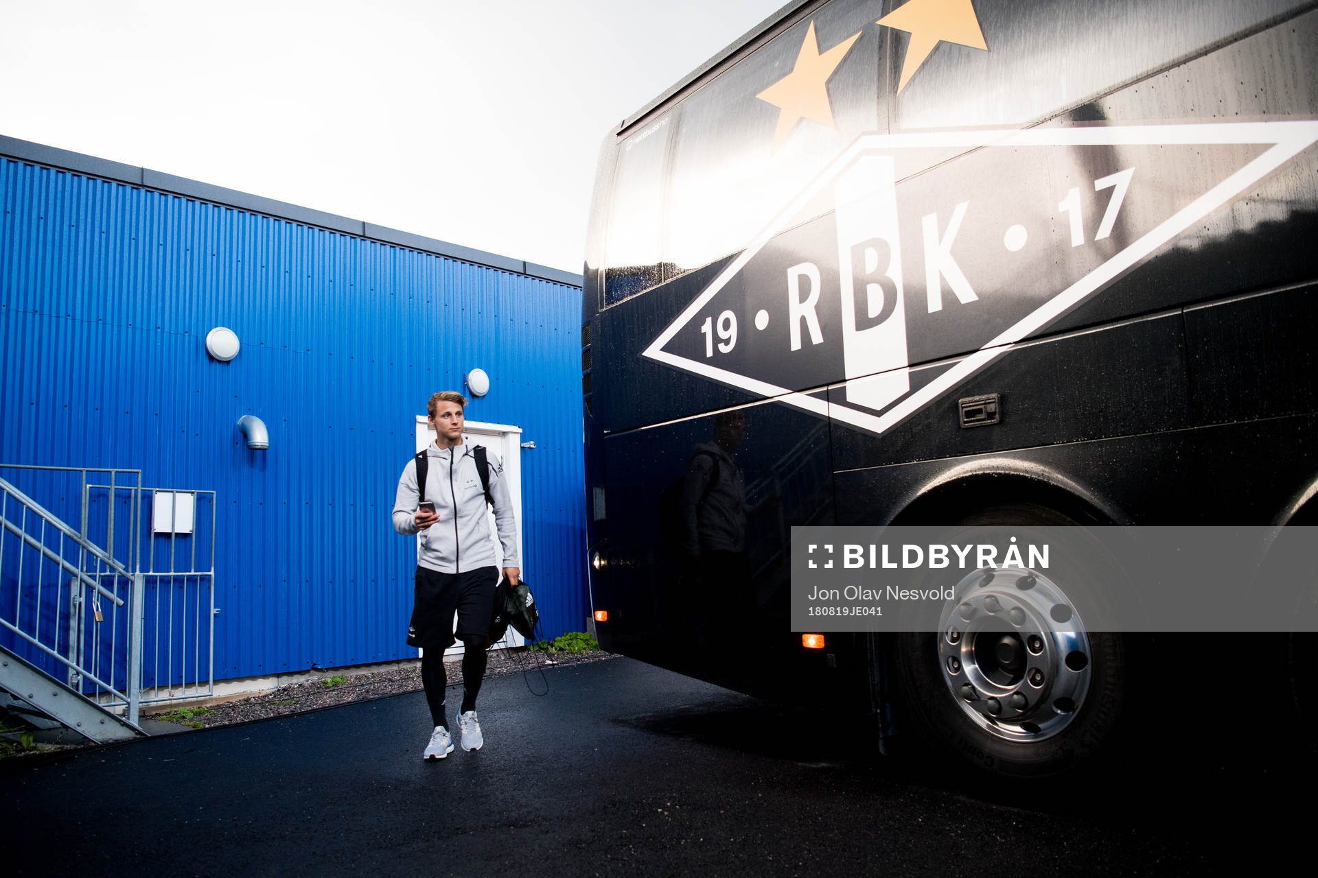 Vegar Eggen Hedenstad of Rosenborg leaves the arena