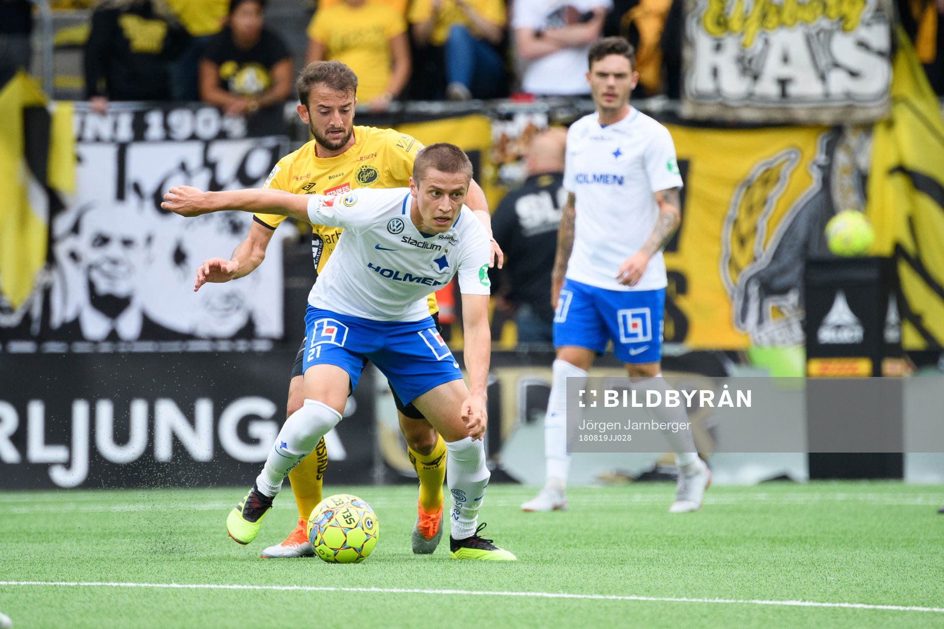 Norrköpings Simon Thern och Elfsborgs Robert Gojani
