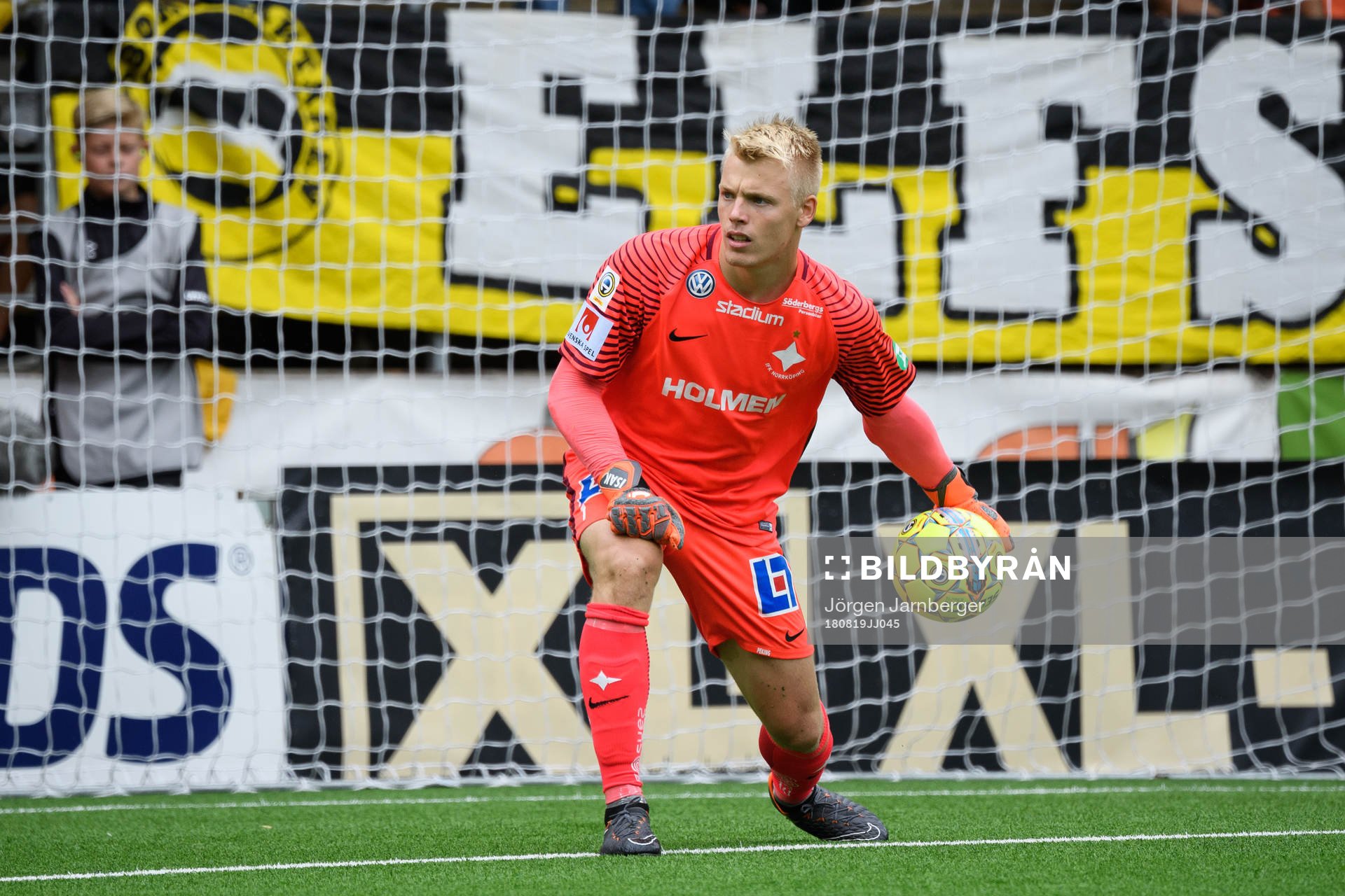 Norrköpings målvakt Isak Pettersson