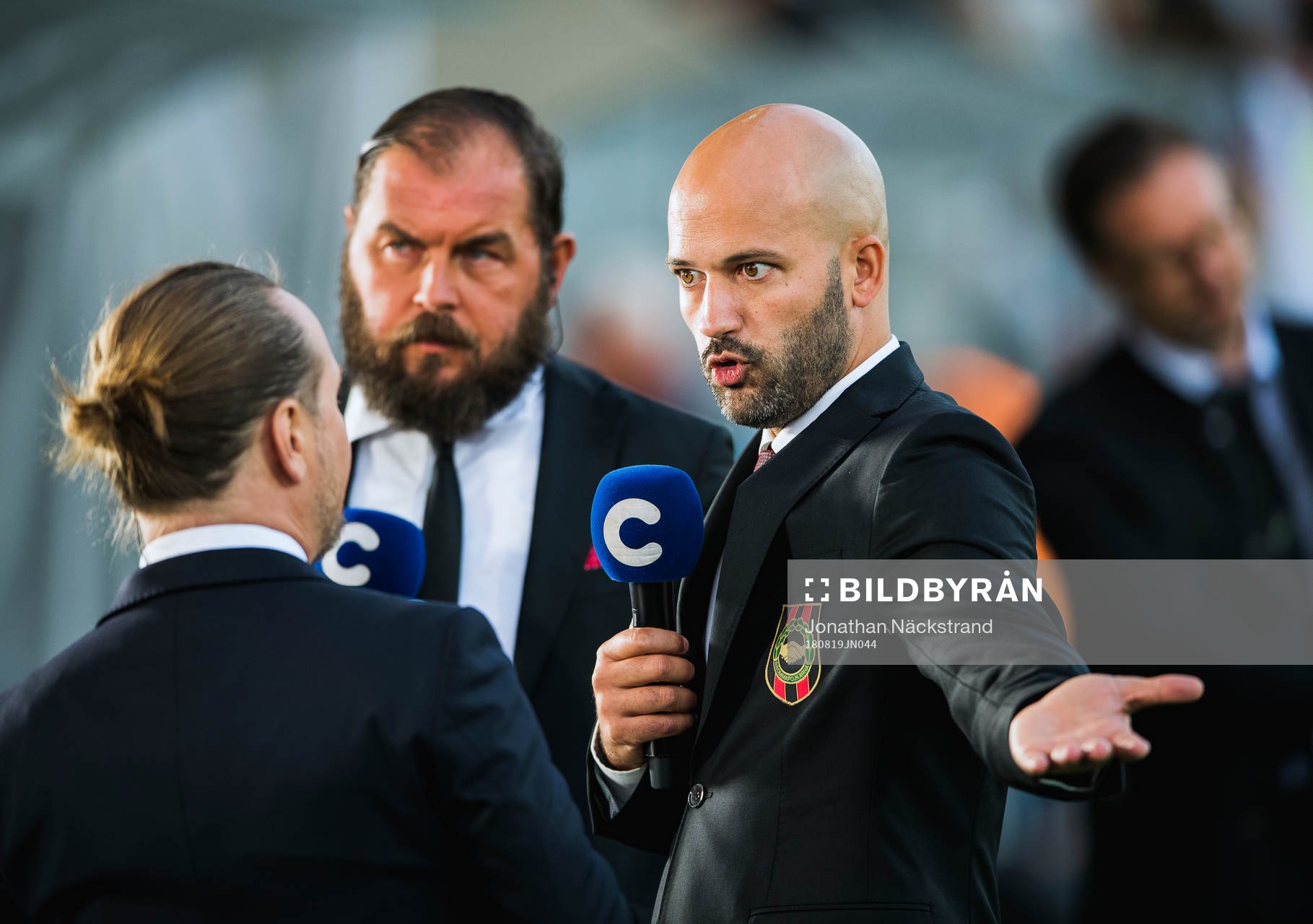 Brommapojkarnas tränare Luis Pimenta i en intervju
