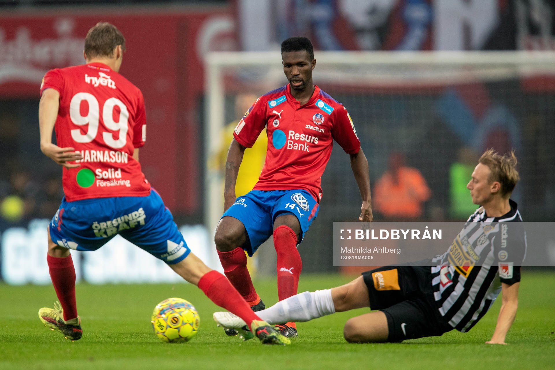 Landskronas Melvin Frithzell och Helsingborgs Mohammed