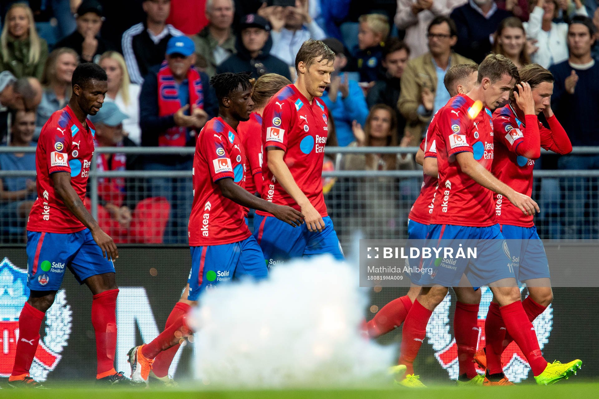 Det kastas ett knallskott på Helsingborgs Andri Runar