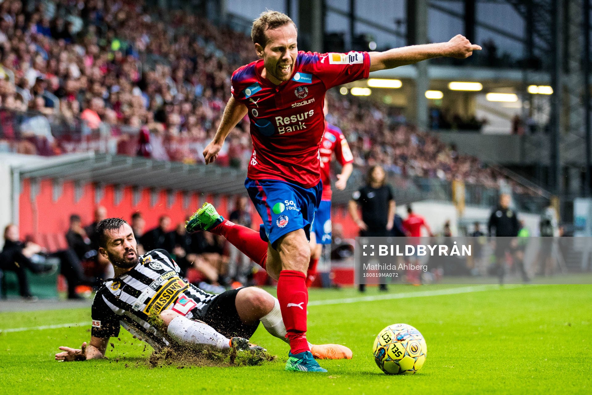 Landskronas Igor Arsenijevic och Helsingborgs Anders Degn