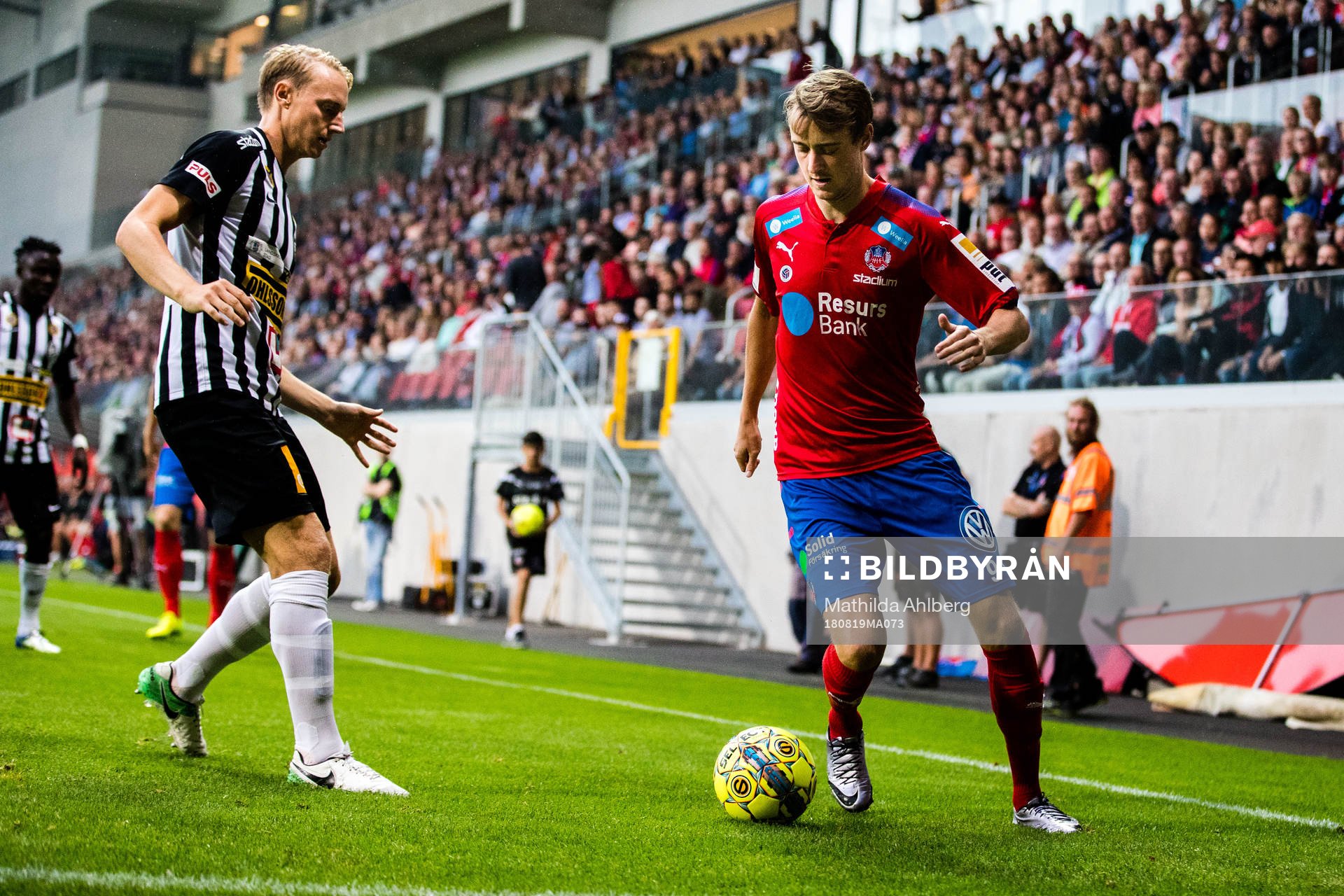 Landskronas Måns Ekvall och Helsingborgs Rasmus Jönsson