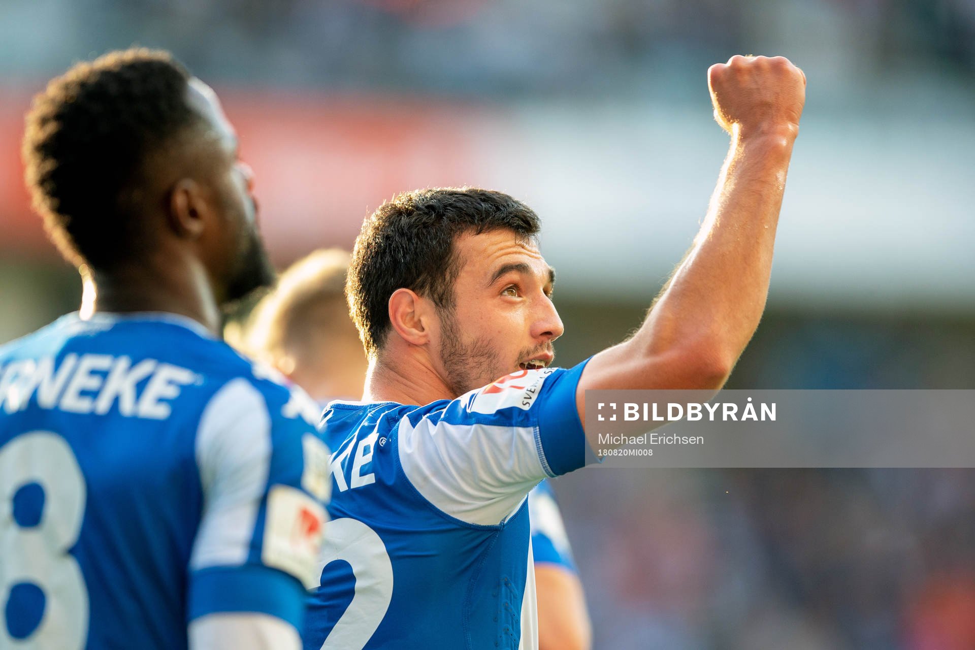 IFK Göteborgs Giorgi Kharaishvili jublar
