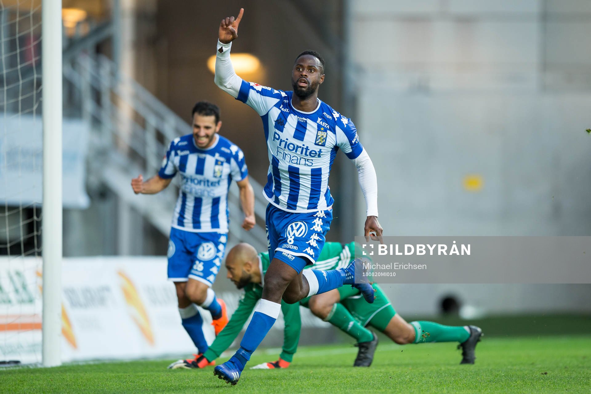 IFK Göteborgs Vajebah Kaliefah Sakor jublar