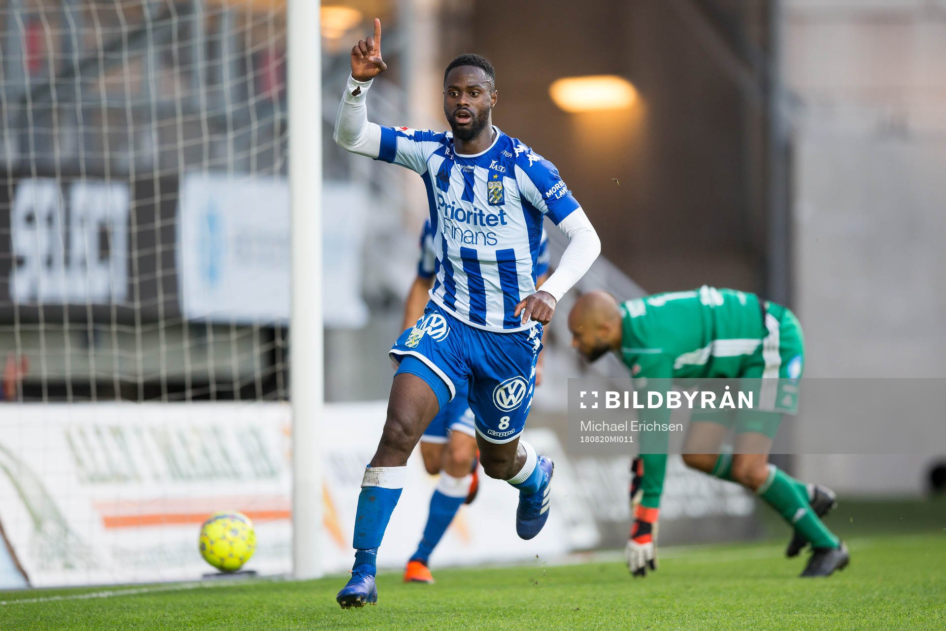 IFK Göteborgs Vajebah Kaliefah Sakor jublar