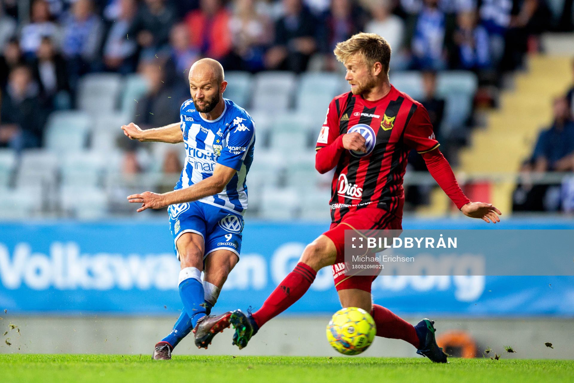 IFK Göteborgs Robin Söder och Östersunds Dennis Widgren