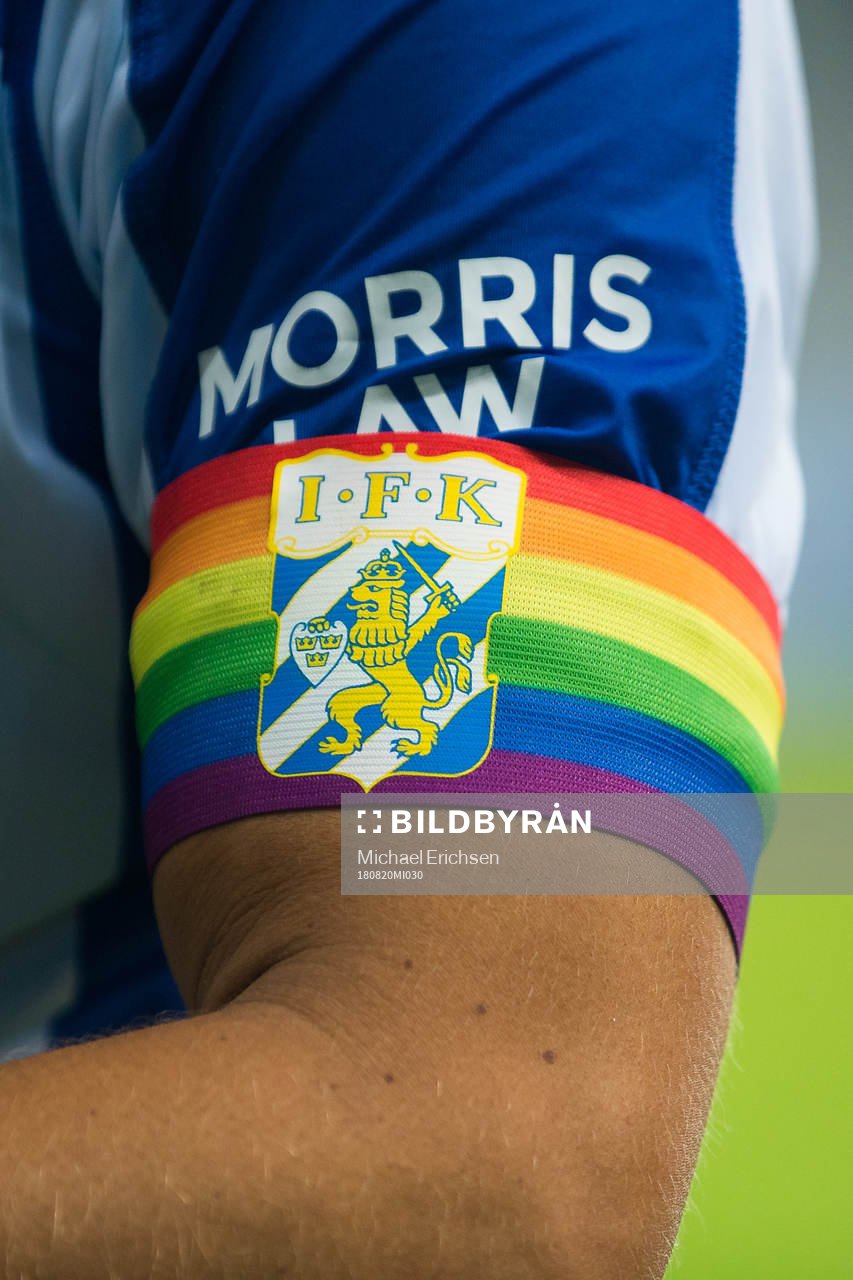 IFK Göteborgs David Boo Wiklanders kaptensbindel med