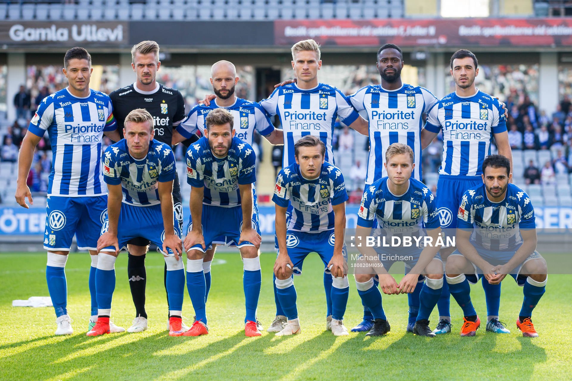 David Boo Wiklander, målvakt Erik Dahlin, Robin Söder,