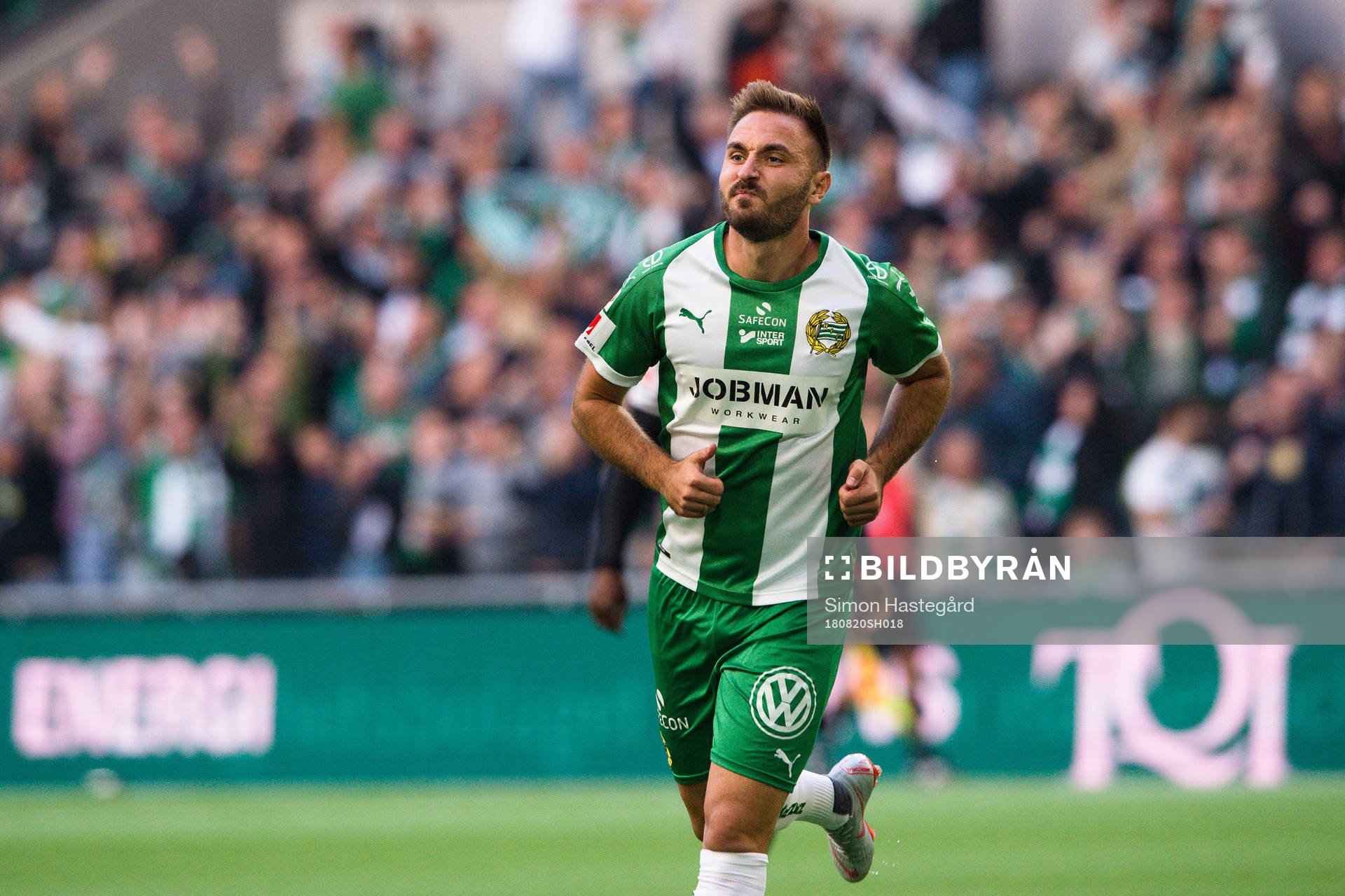Hammarbys Muamer Tankovic jublar