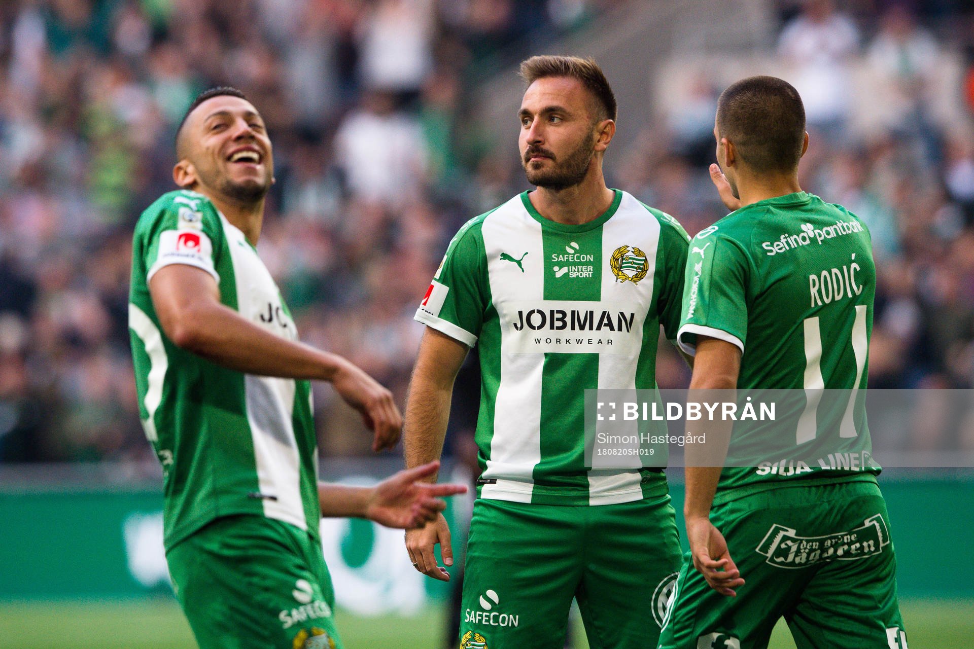 Hammarbys Muamer Tankovic jublar