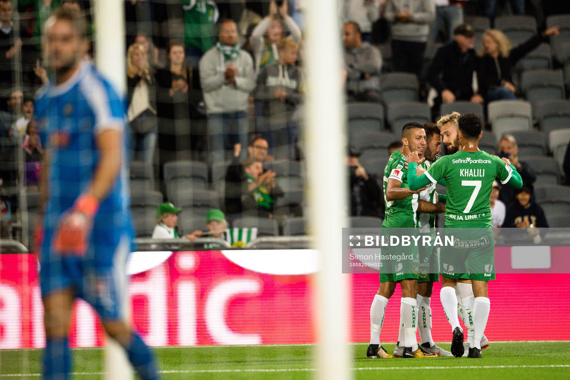Hammarbys Muamer Tankovic jublar