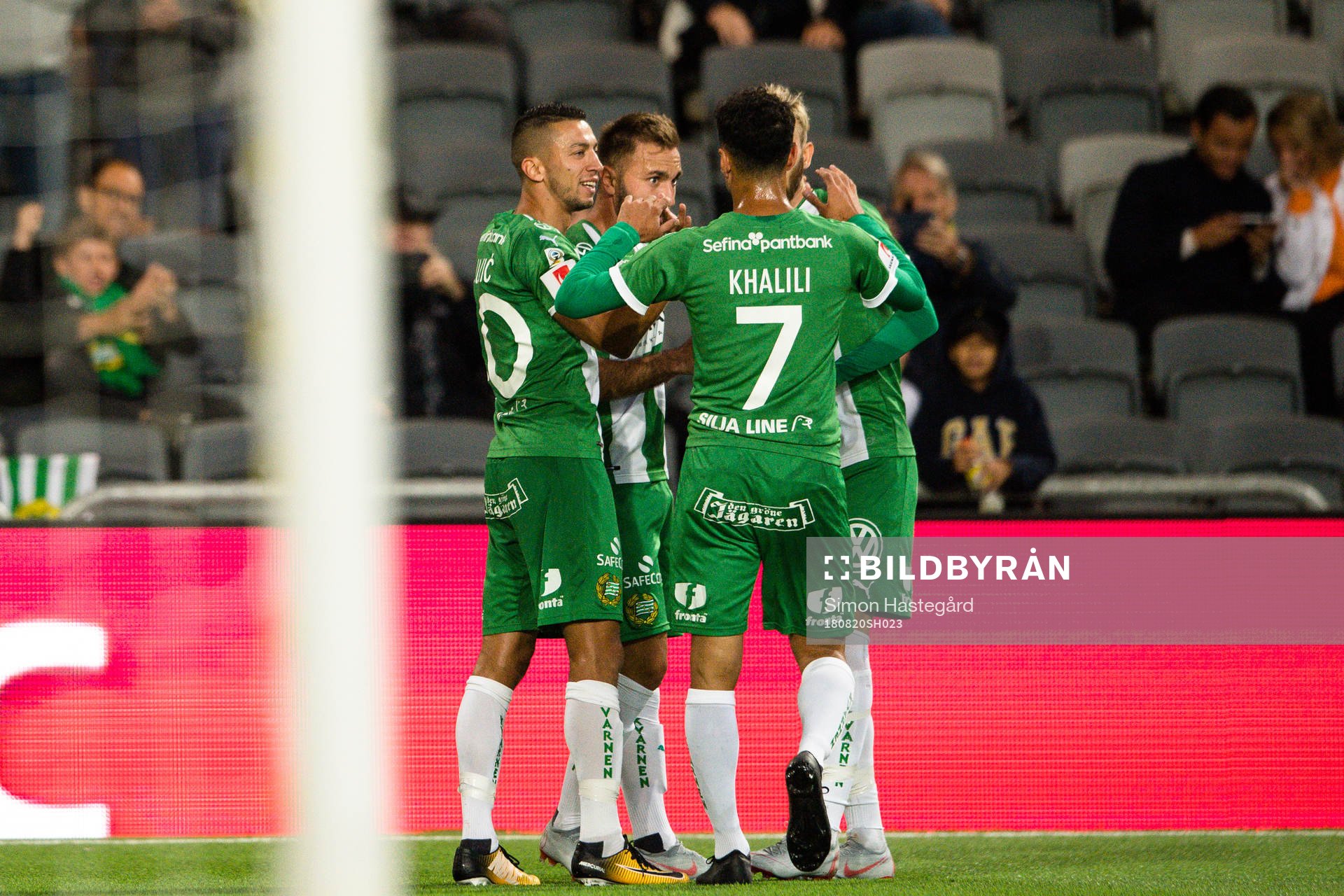 Hammarbys Muamer Tankovic jublar