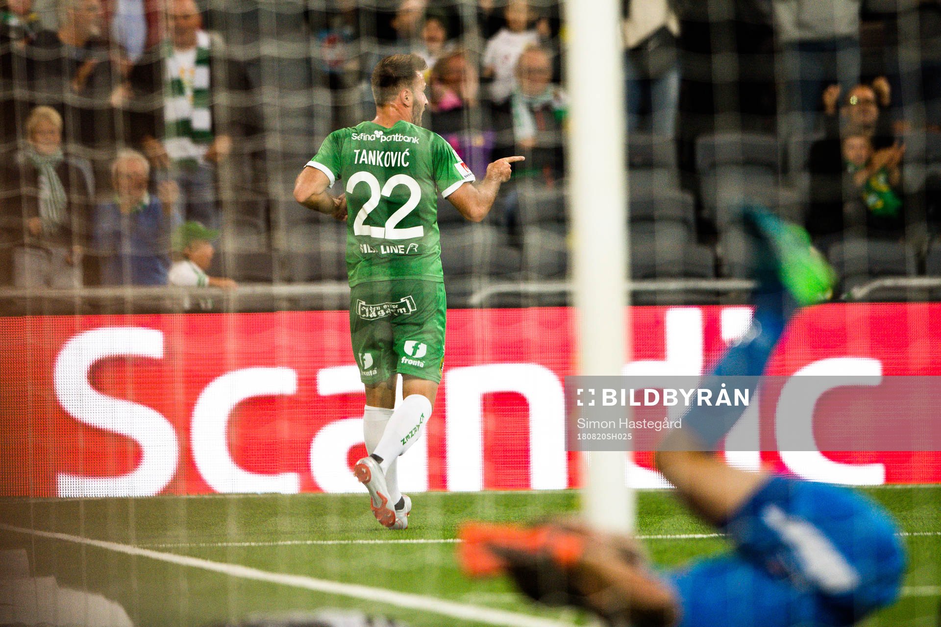 Hammarbys Muamer Tankovic jublar