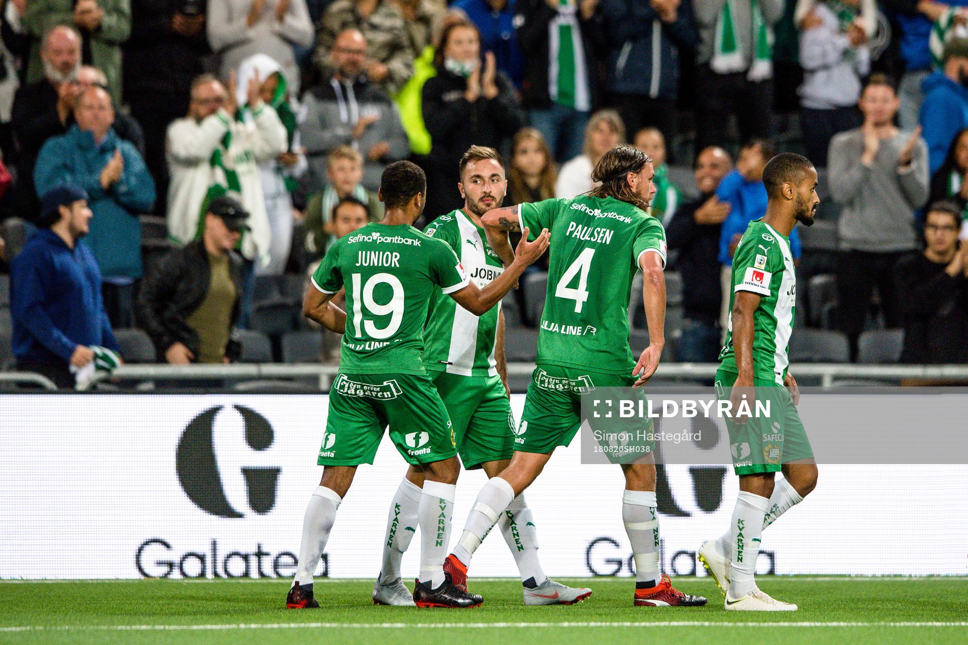 Hammarbys Muamer Tankovic jublar