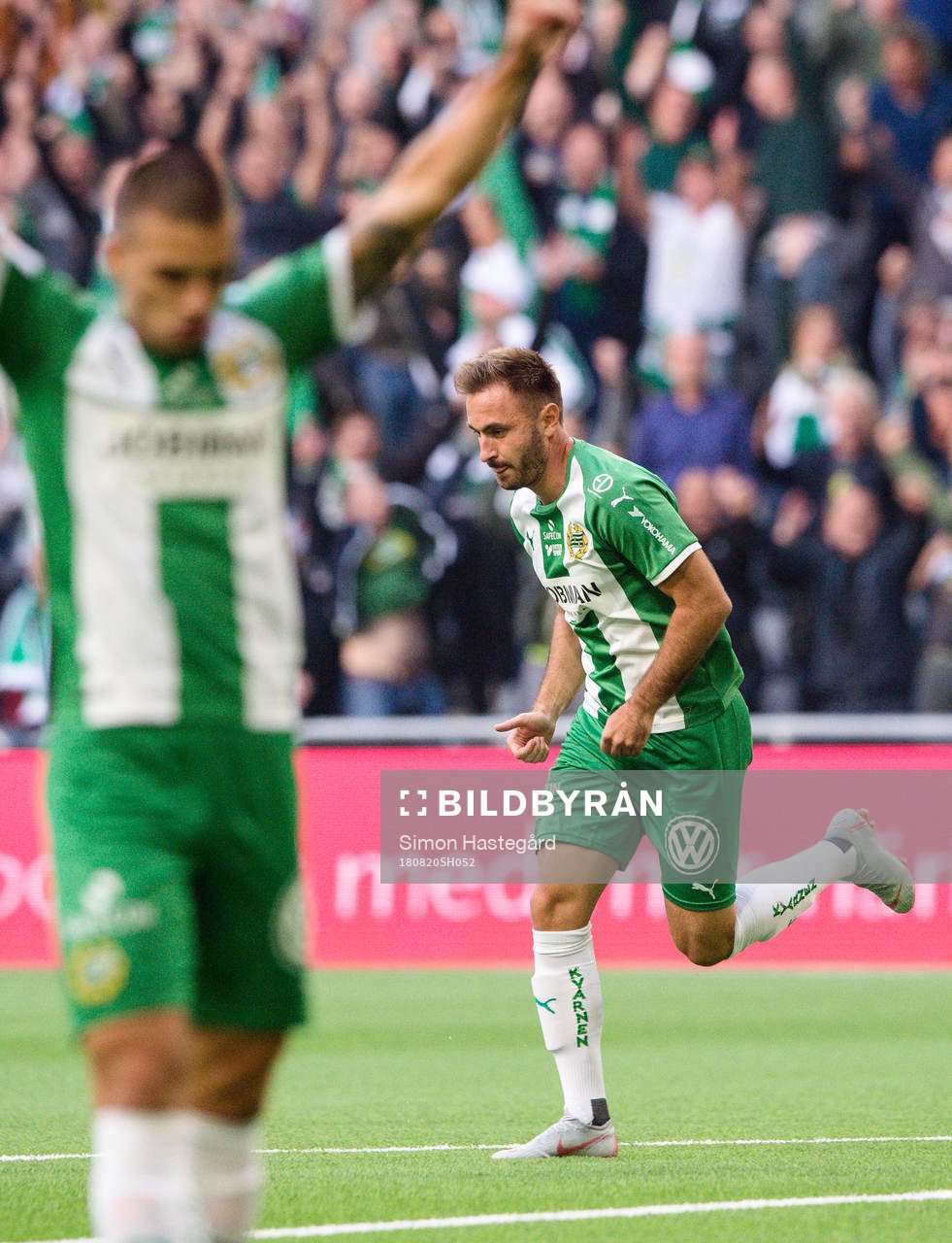 Hammarbys Muamer Tankovic jublar